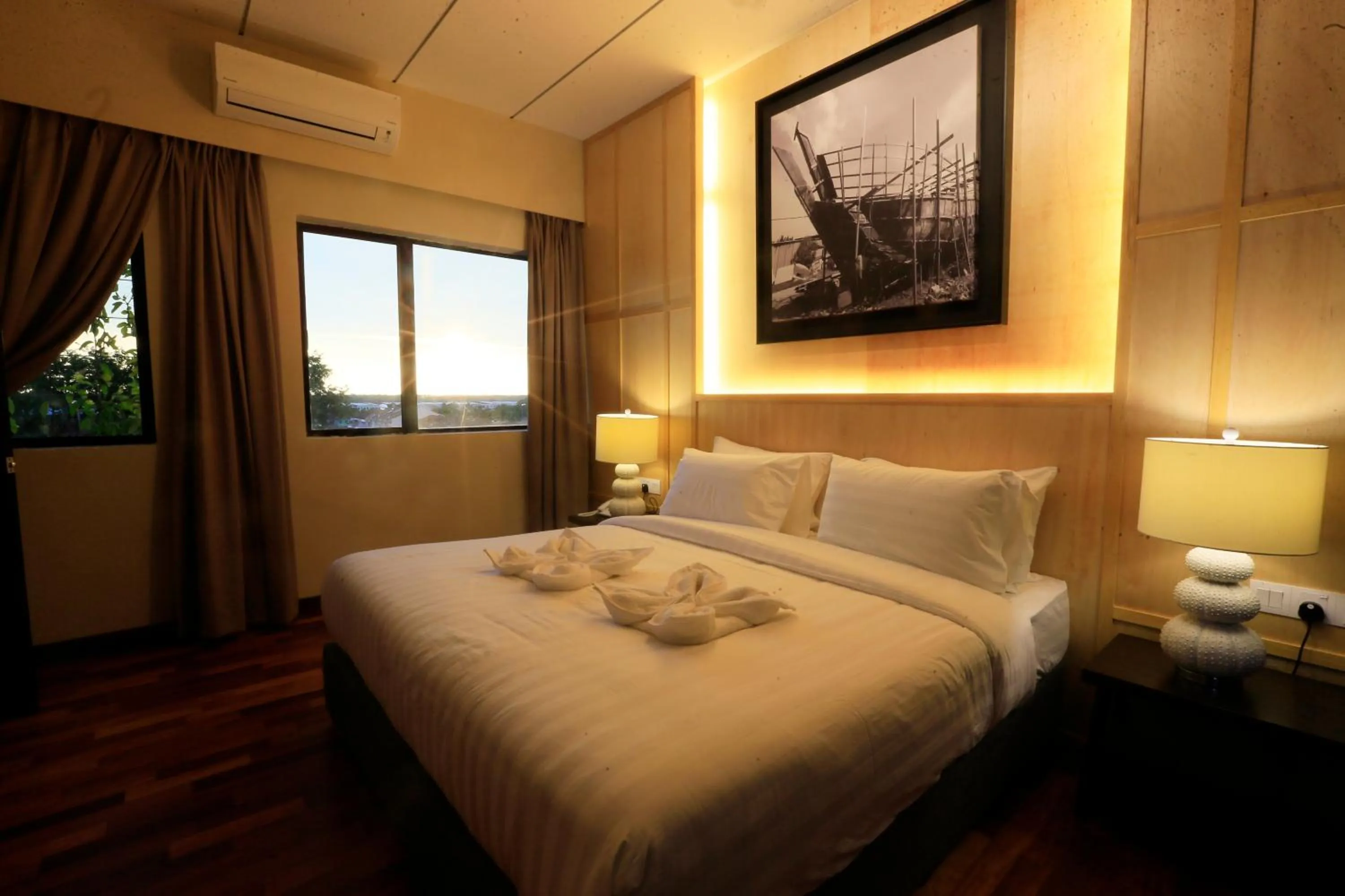 Bed in Vi Boutique Hotel