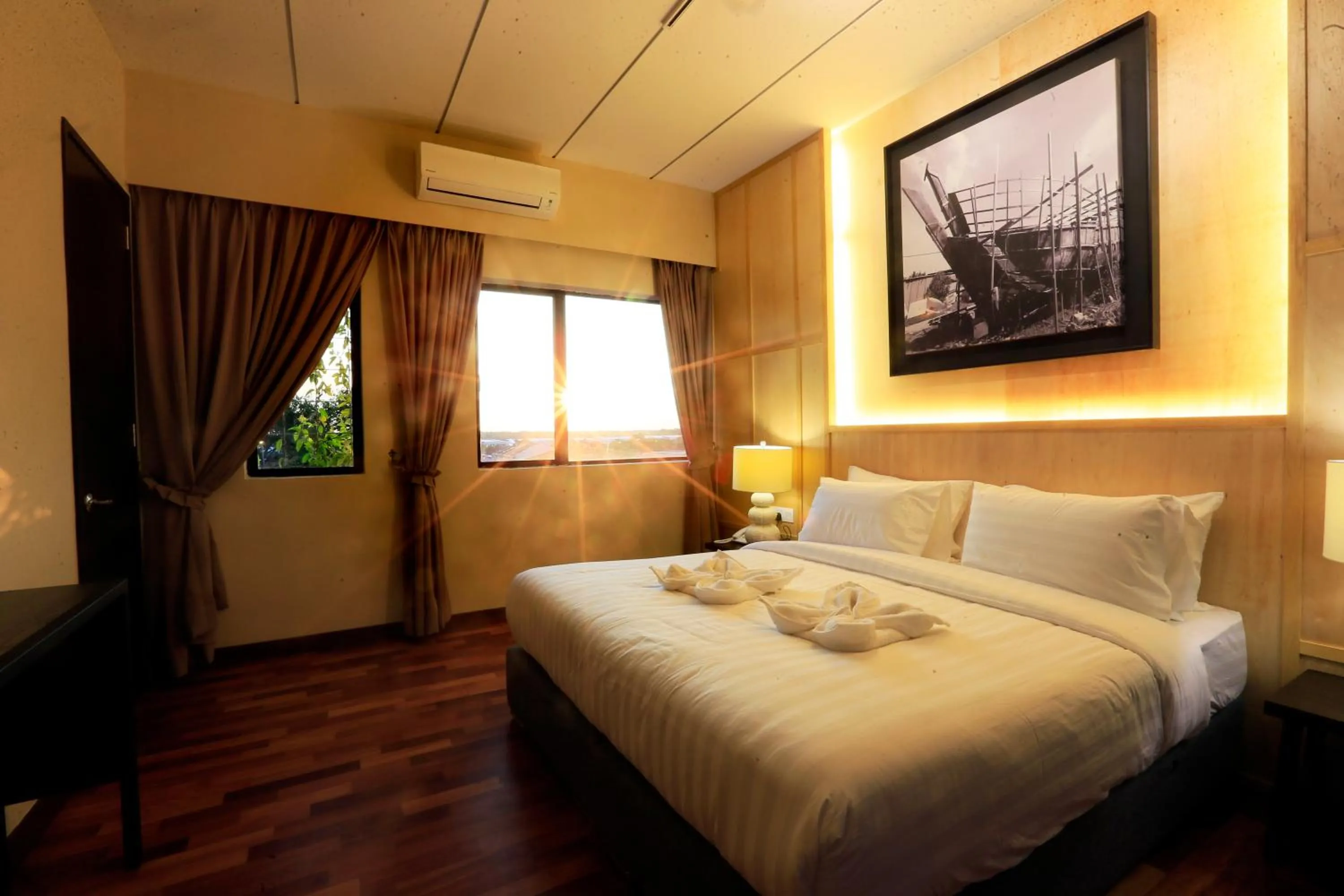 Bed in Vi Boutique Hotel