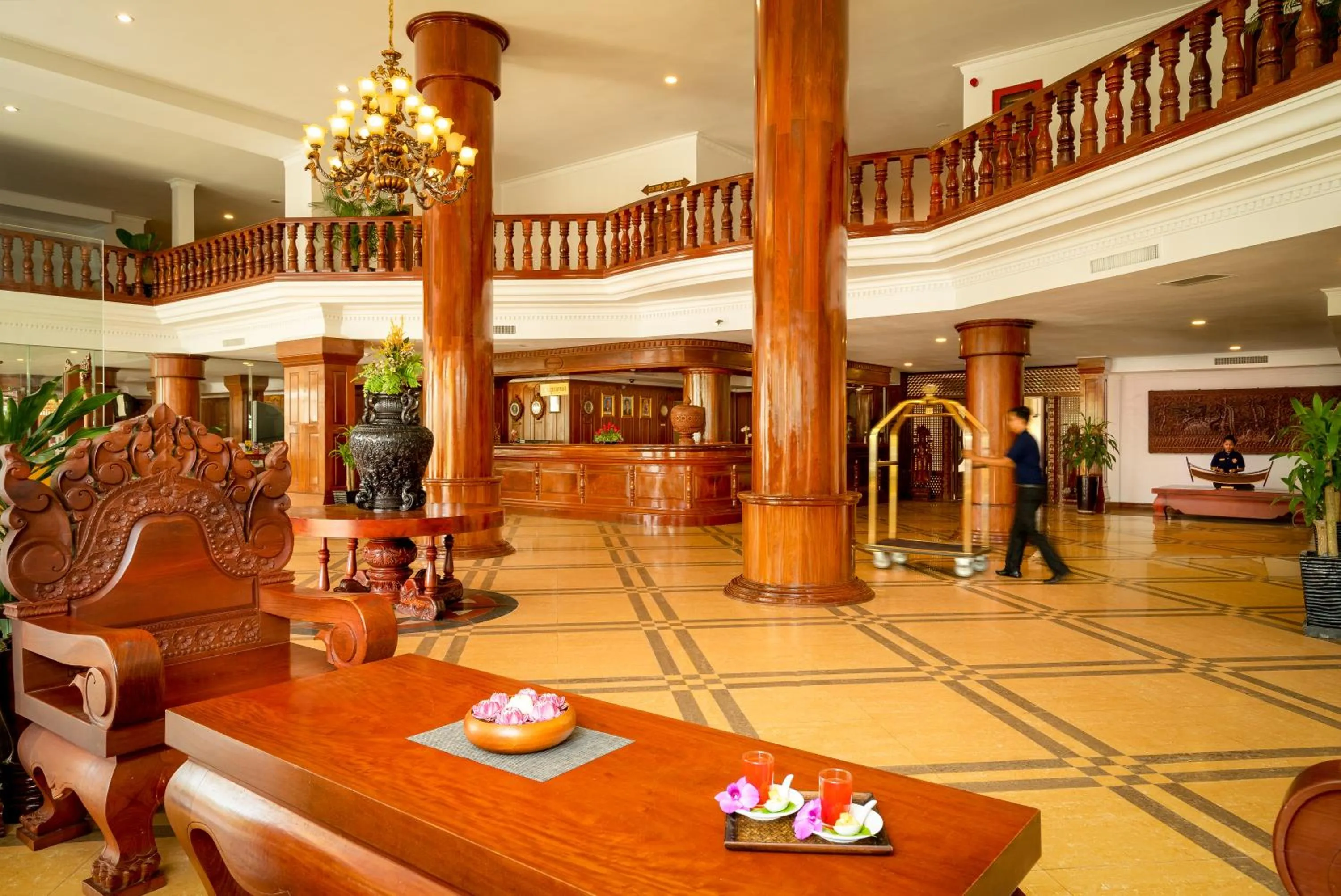 Lobby or reception in Dragon Royal Angkor Hotel