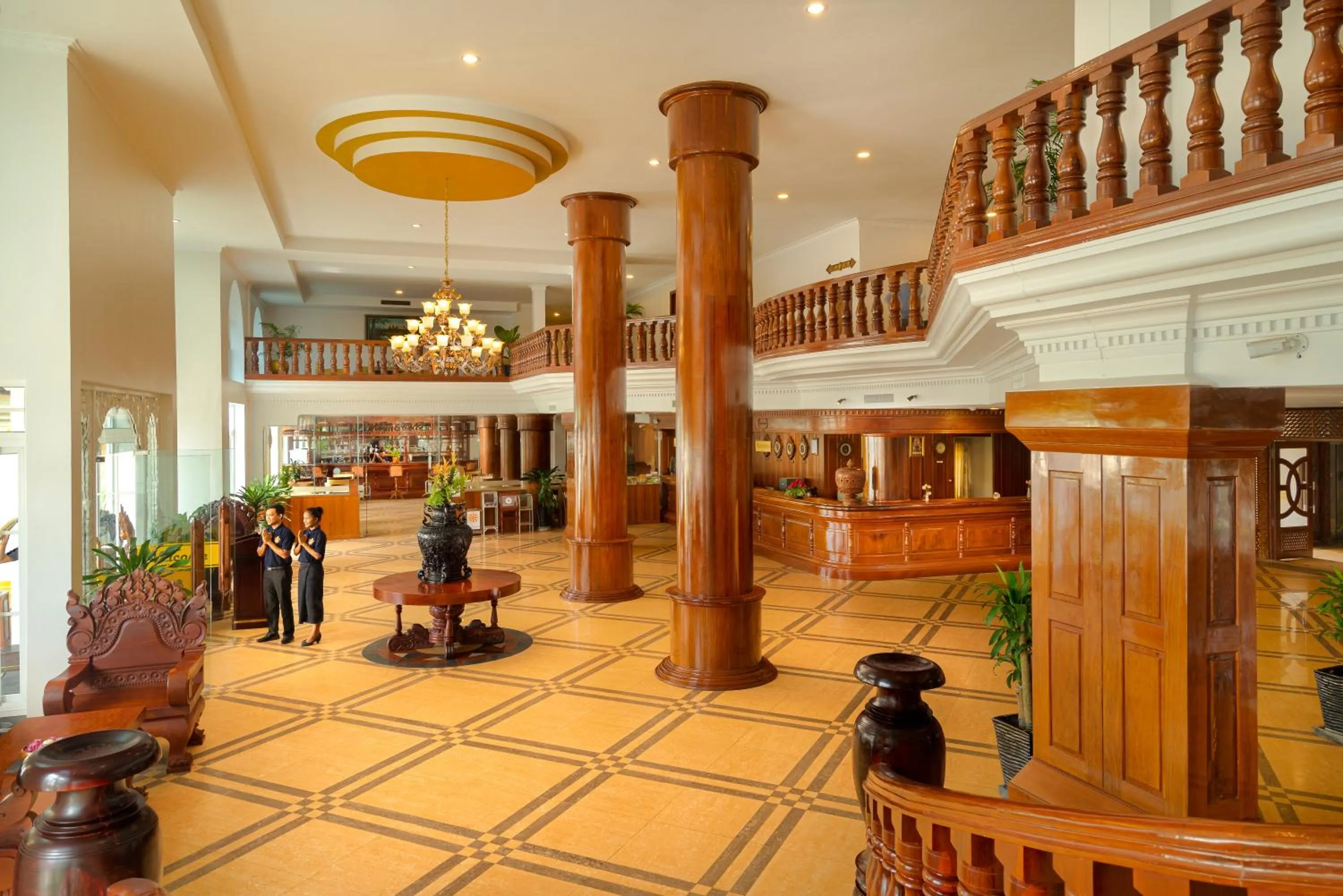Lobby or reception in Dragon Royal Angkor Hotel