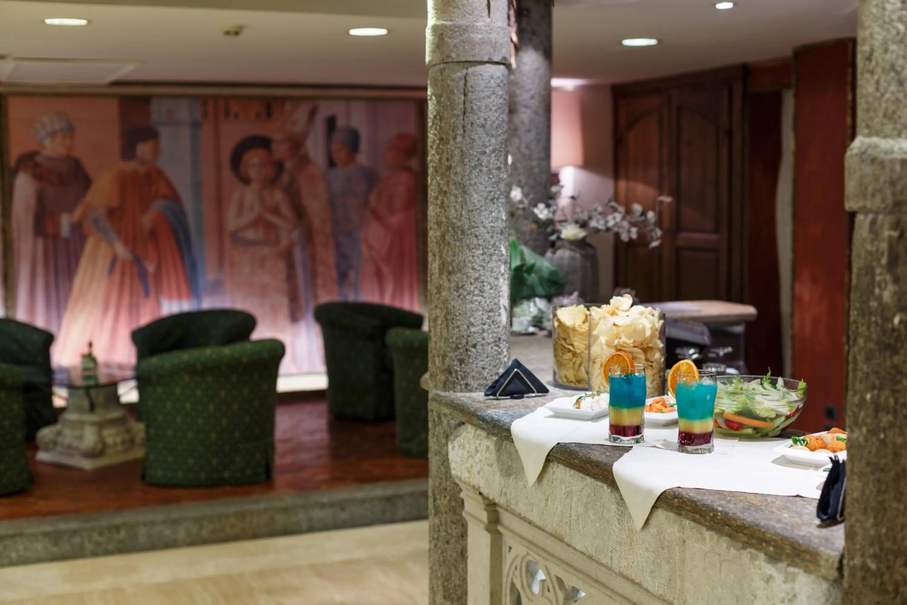 Decorative detail in BV Grand Hotel Assisi