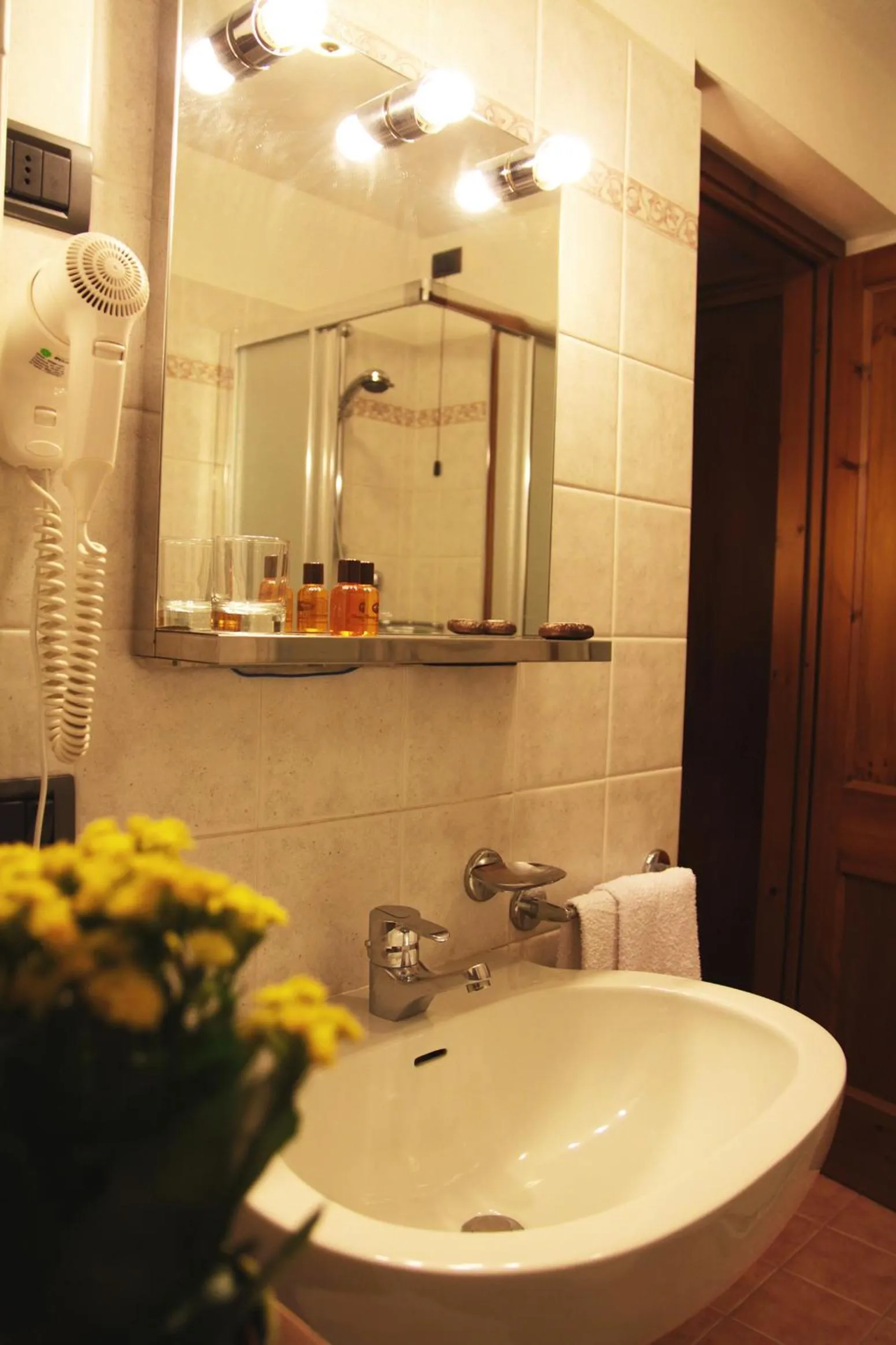 Bathroom in Hotel Dei Camosci