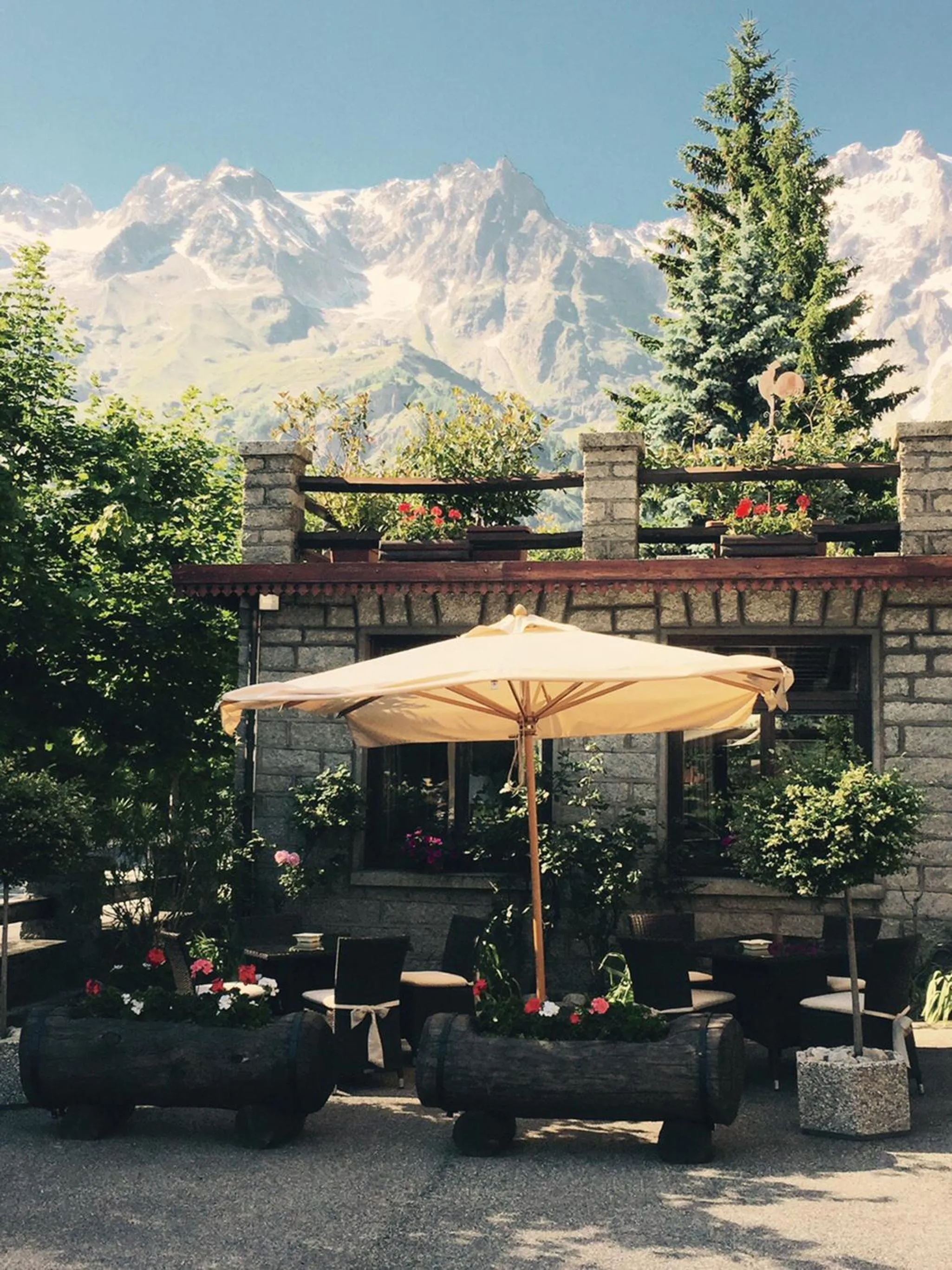 Balcony/Terrace in Hotel Dei Camosci