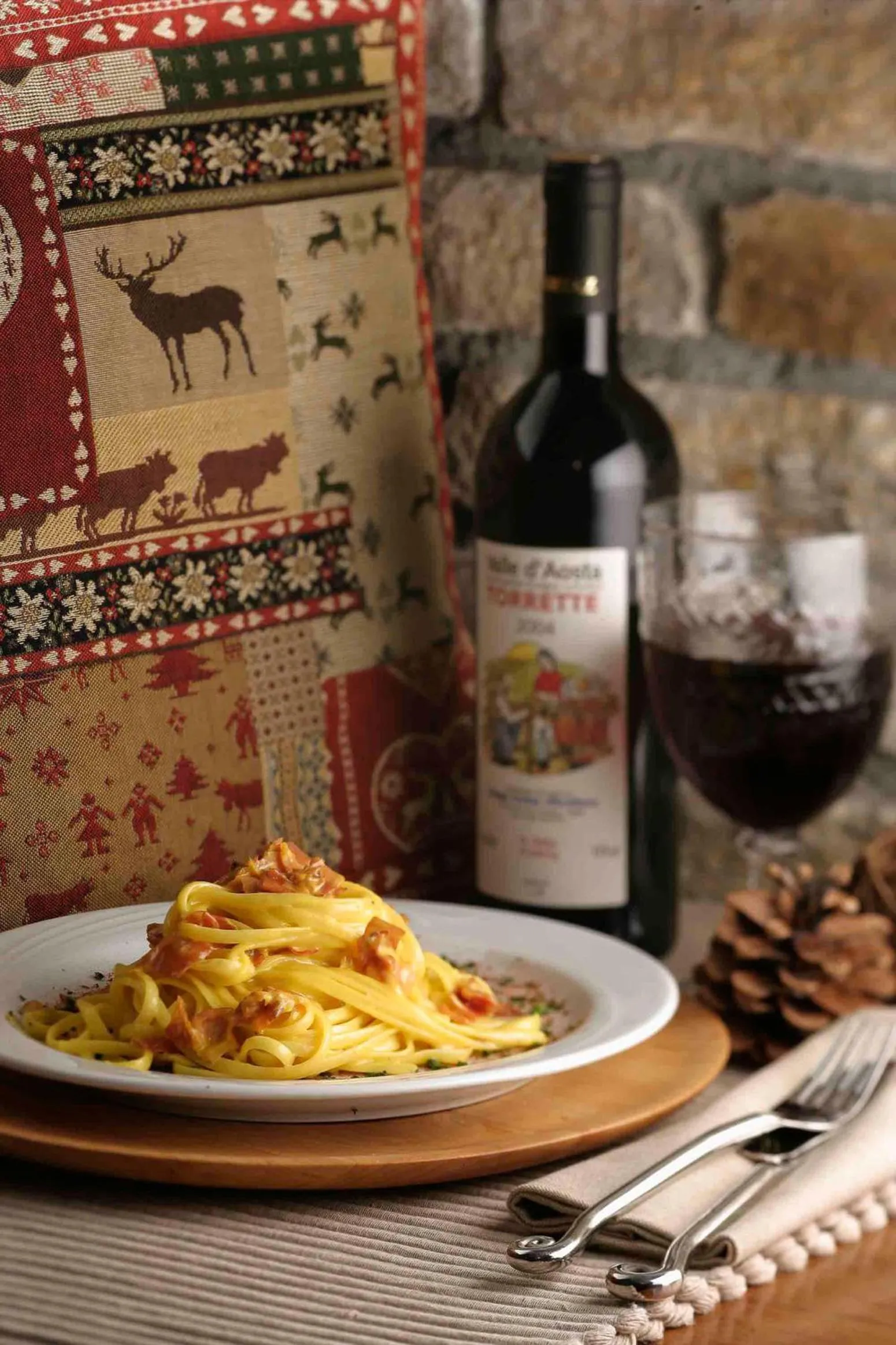 Food close-up in Hotel Dei Camosci