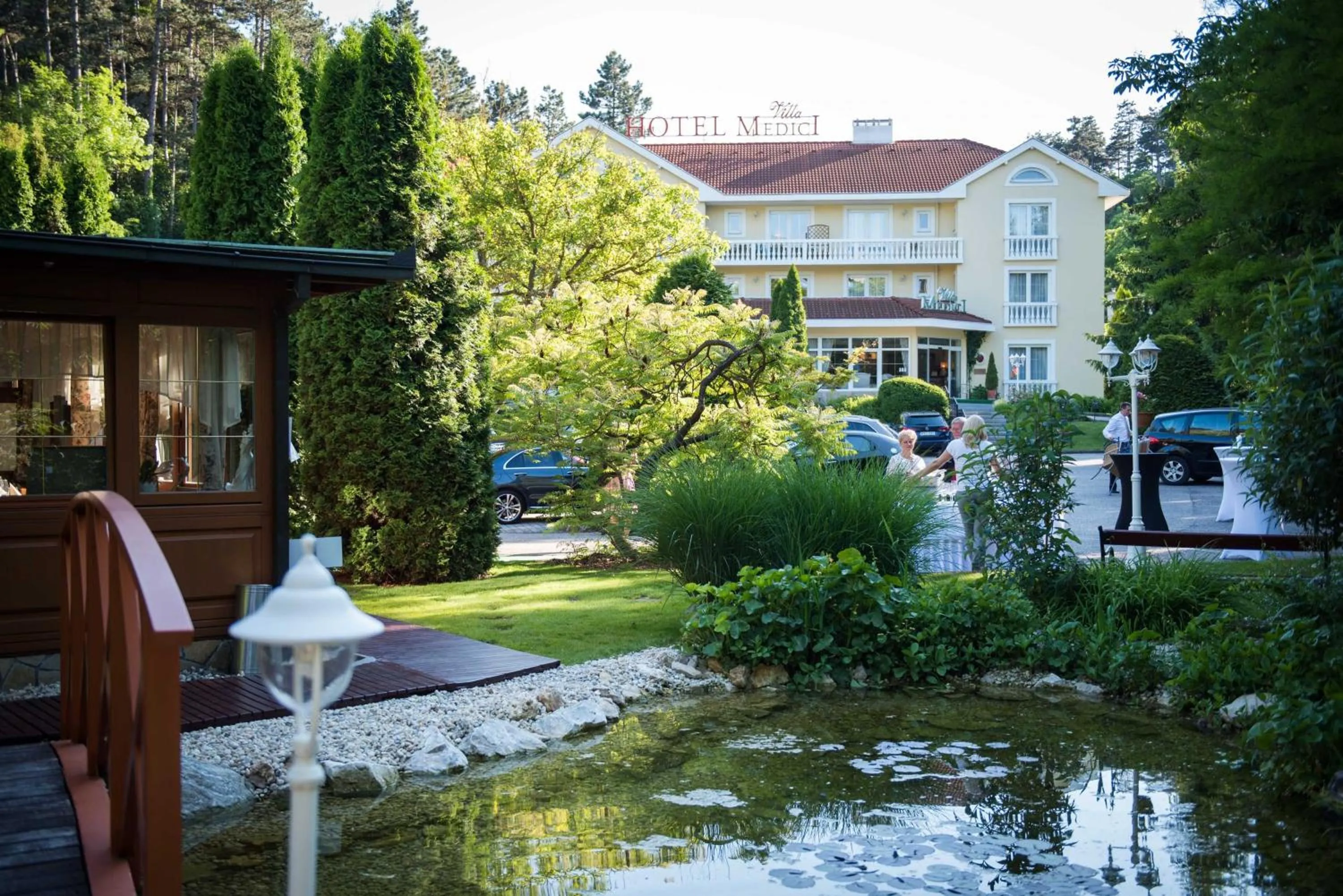 Garden in Villa Medici Hotel & Restaurant