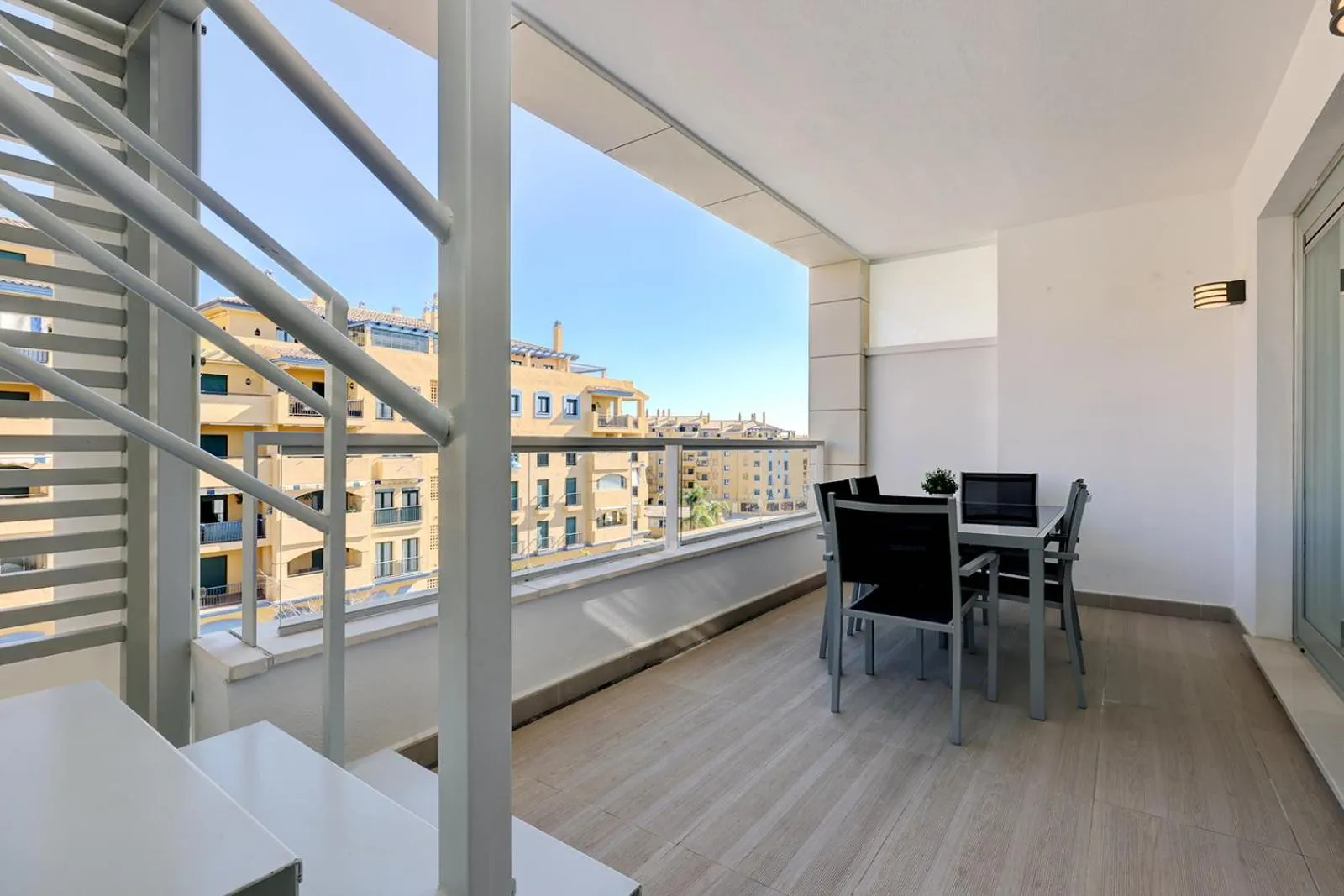 Balcony/Terrace in Aqua Apartments Vento, Marbella