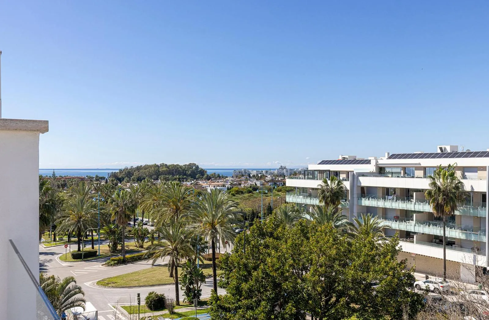 Garden view in Aqua Apartments Vento, Marbella