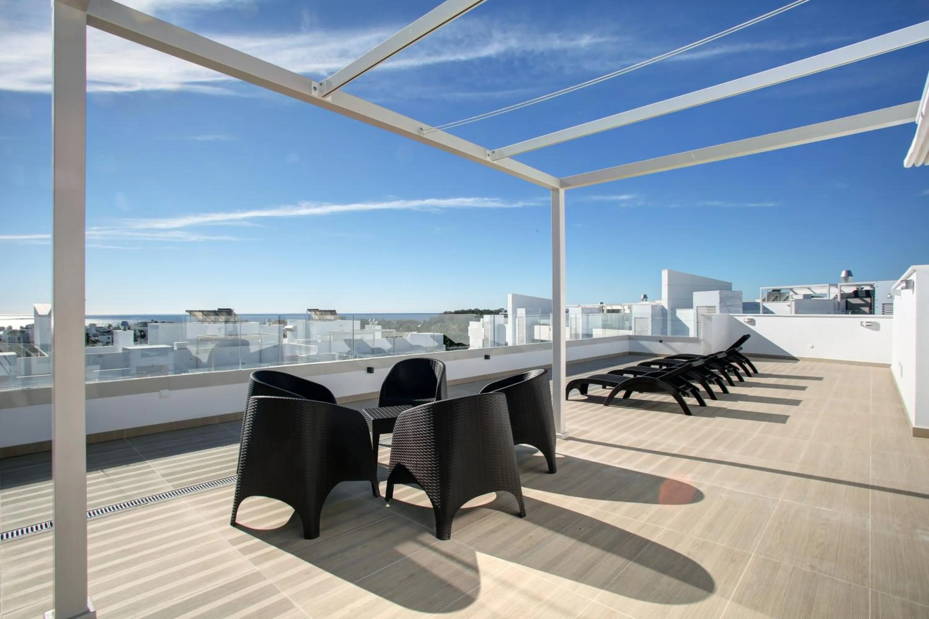 Balcony/Terrace in Aqua Apartments Vento, Marbella
