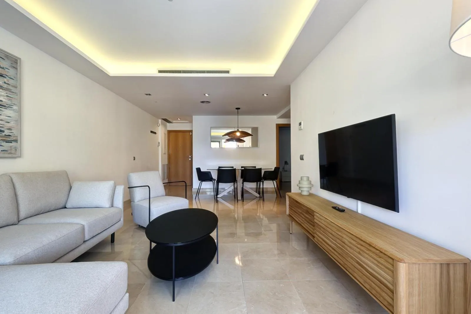 TV and multimedia in Aqua Apartments Vento, Marbella