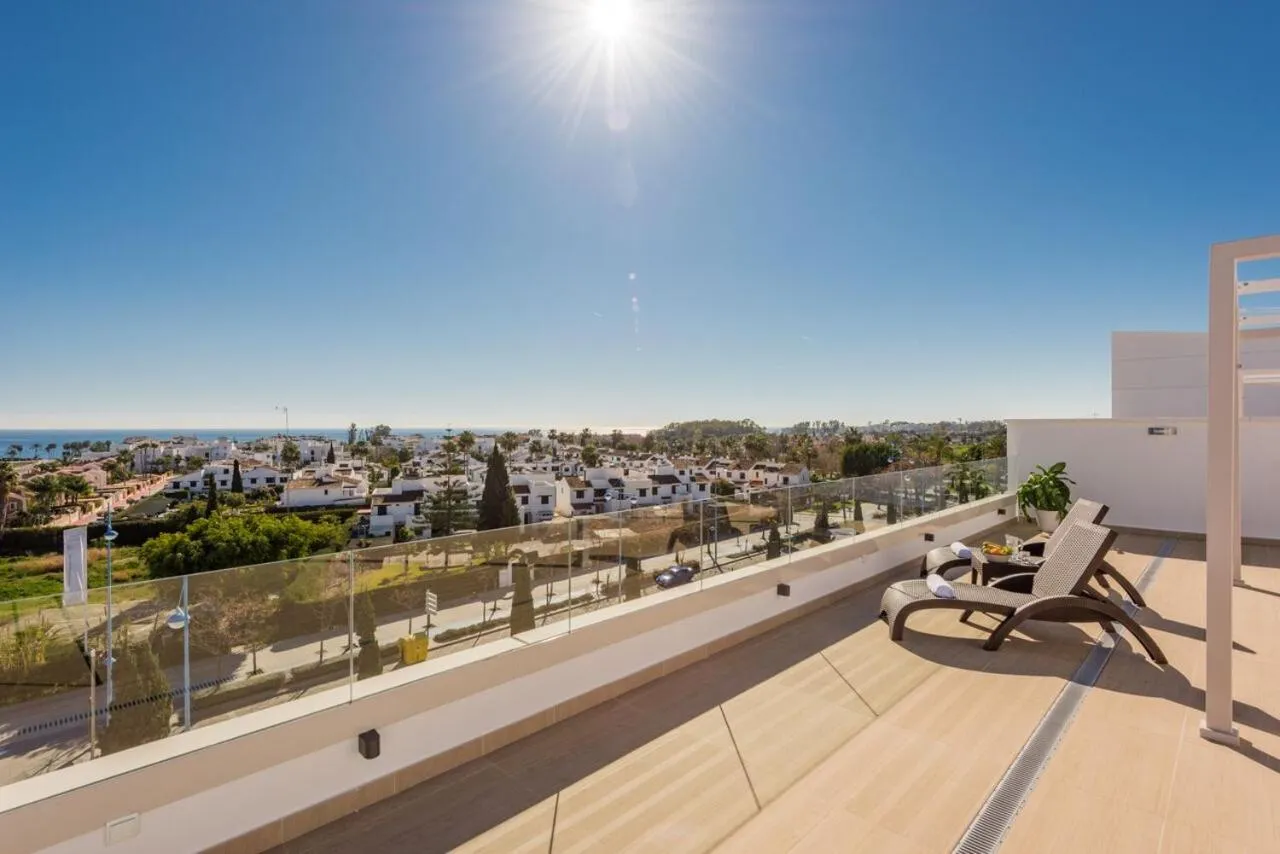 Balcony/Terrace in Aqua Apartments Vento, Marbella