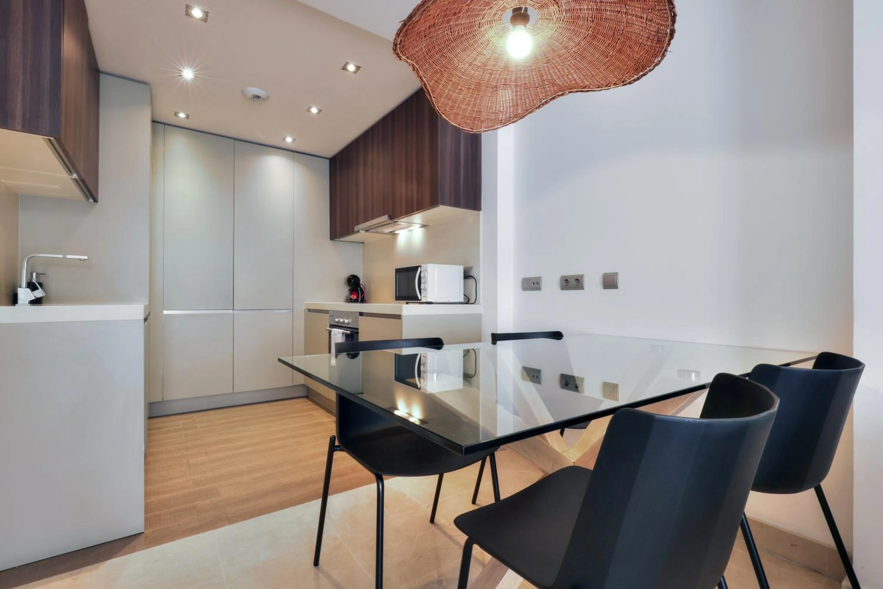 Seating area in Aqua Apartments Vento, Marbella
