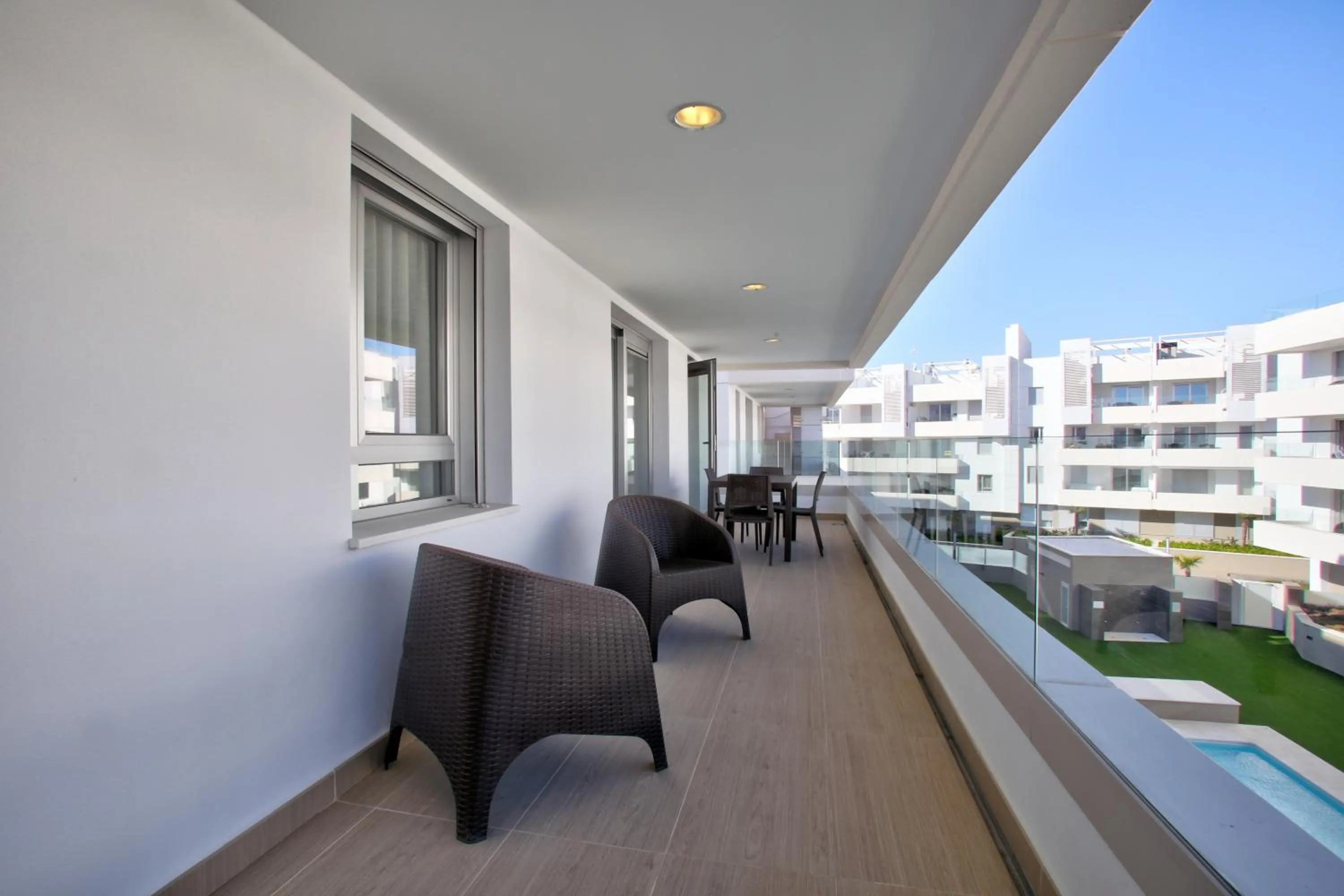 Balcony/Terrace in Aqua Apartments Vento, Marbella