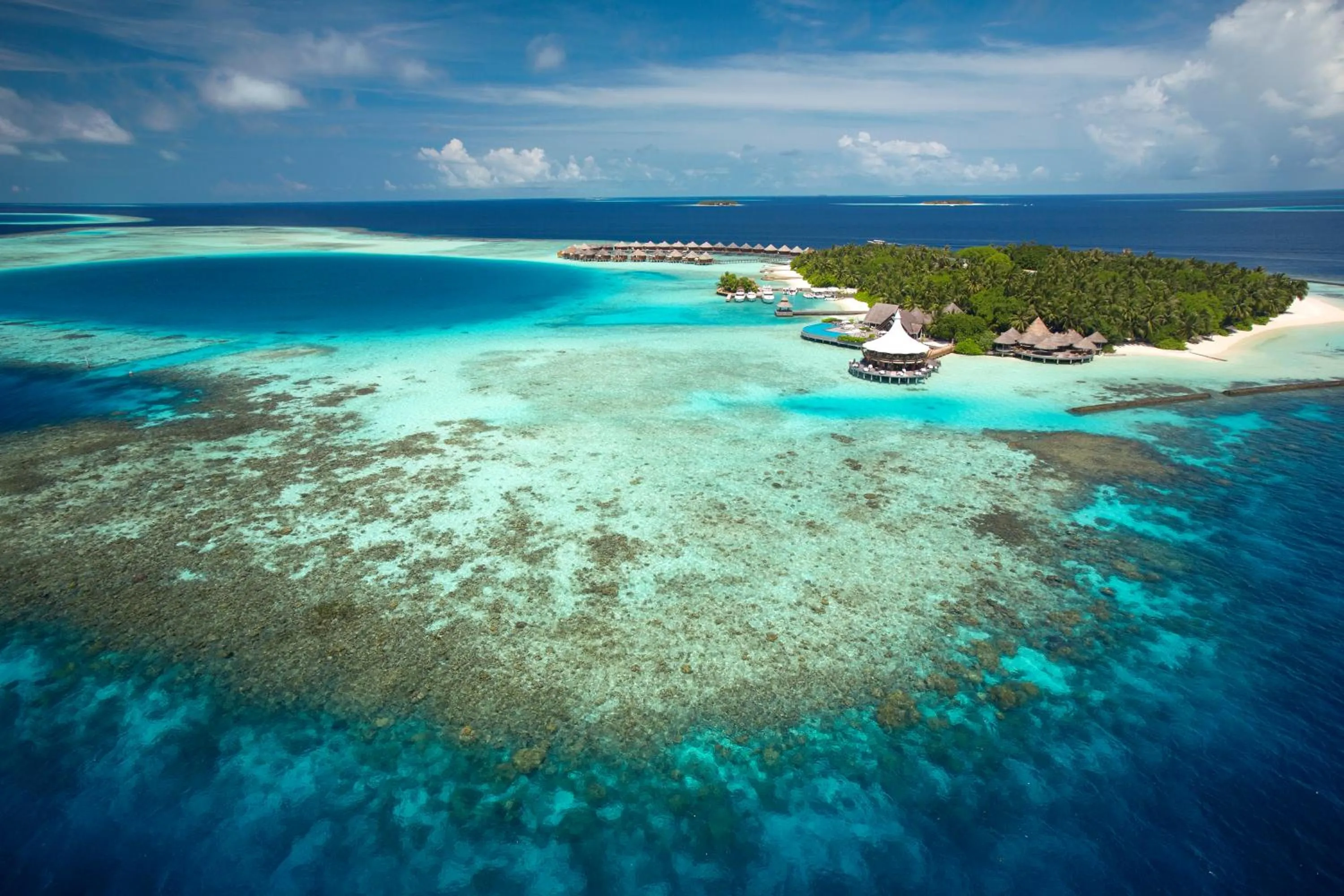 Natural landscape in Baros Maldives