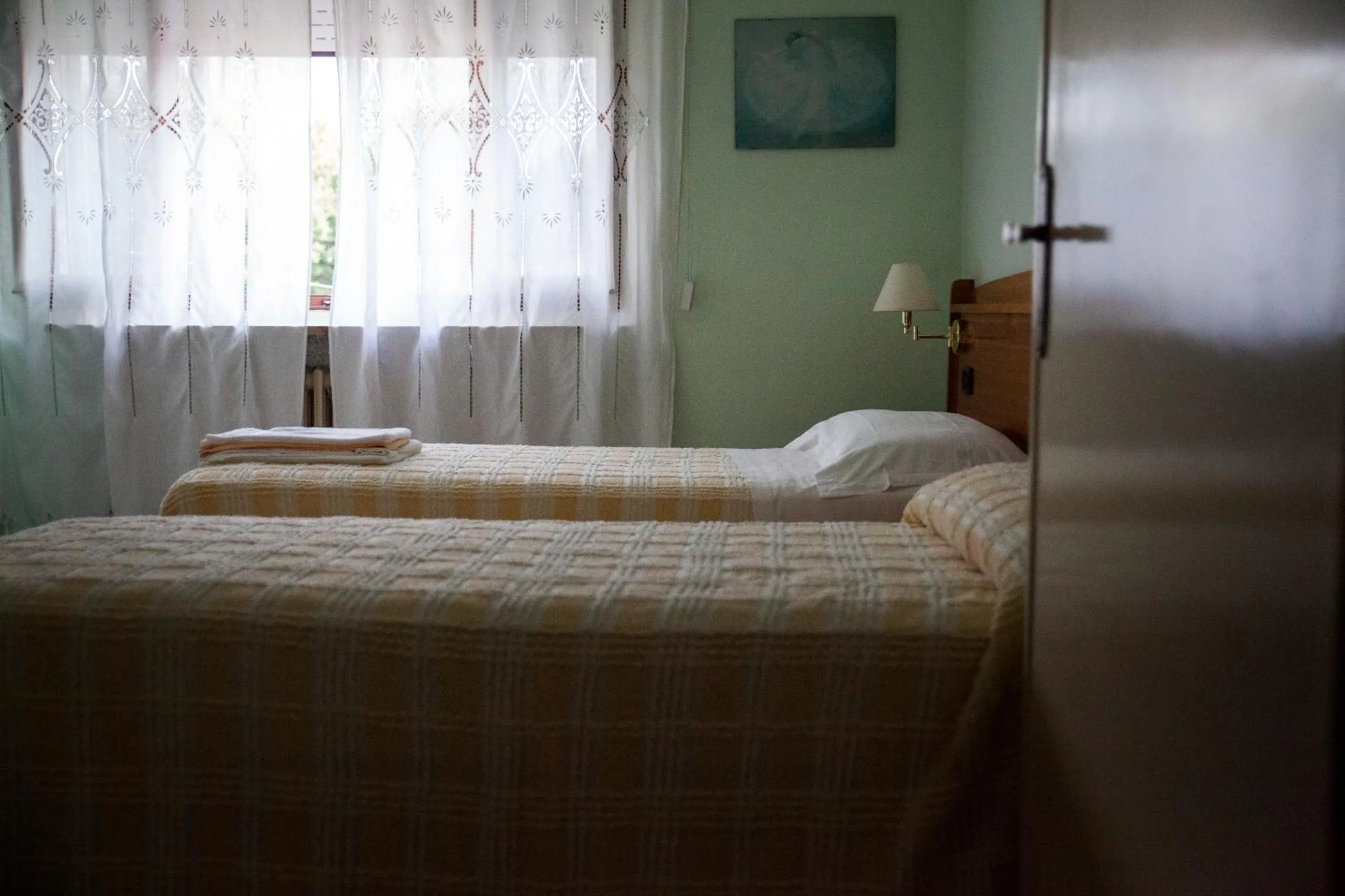 Bed in Hotel Trieste