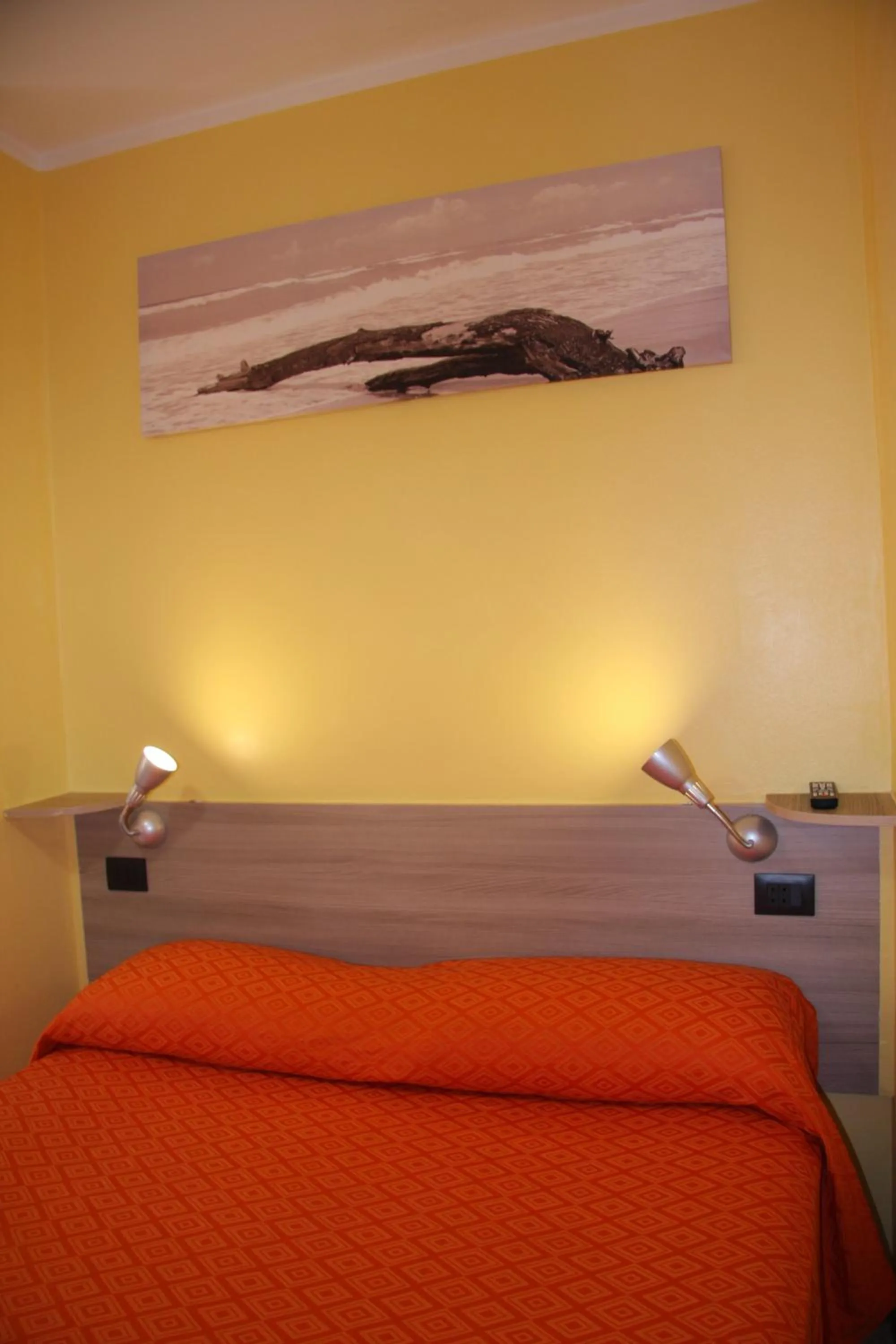 Bed in Hotel Adelchi