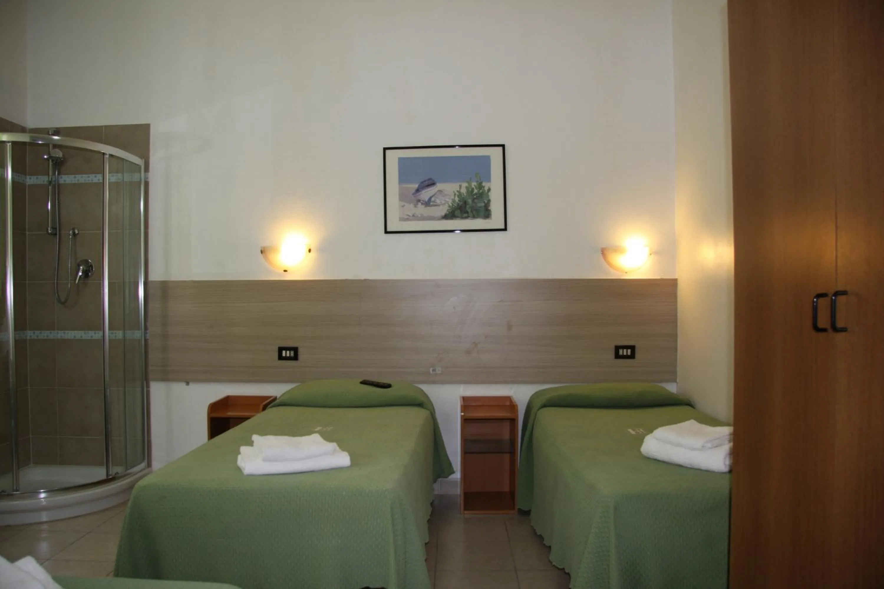 Bed in Hotel Adelchi