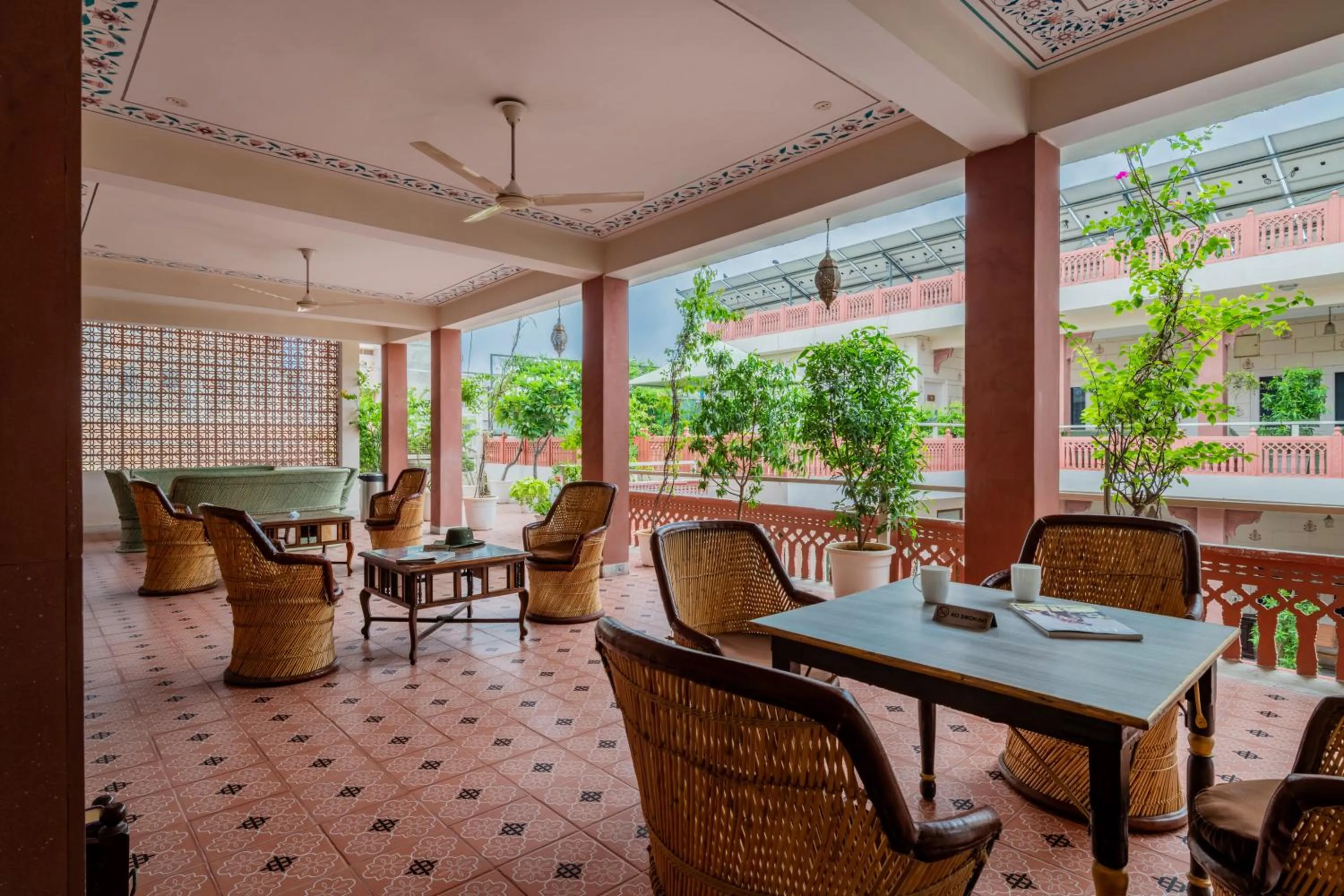 Patio in Suryaa Villa - A Boutique Heritage Hotel