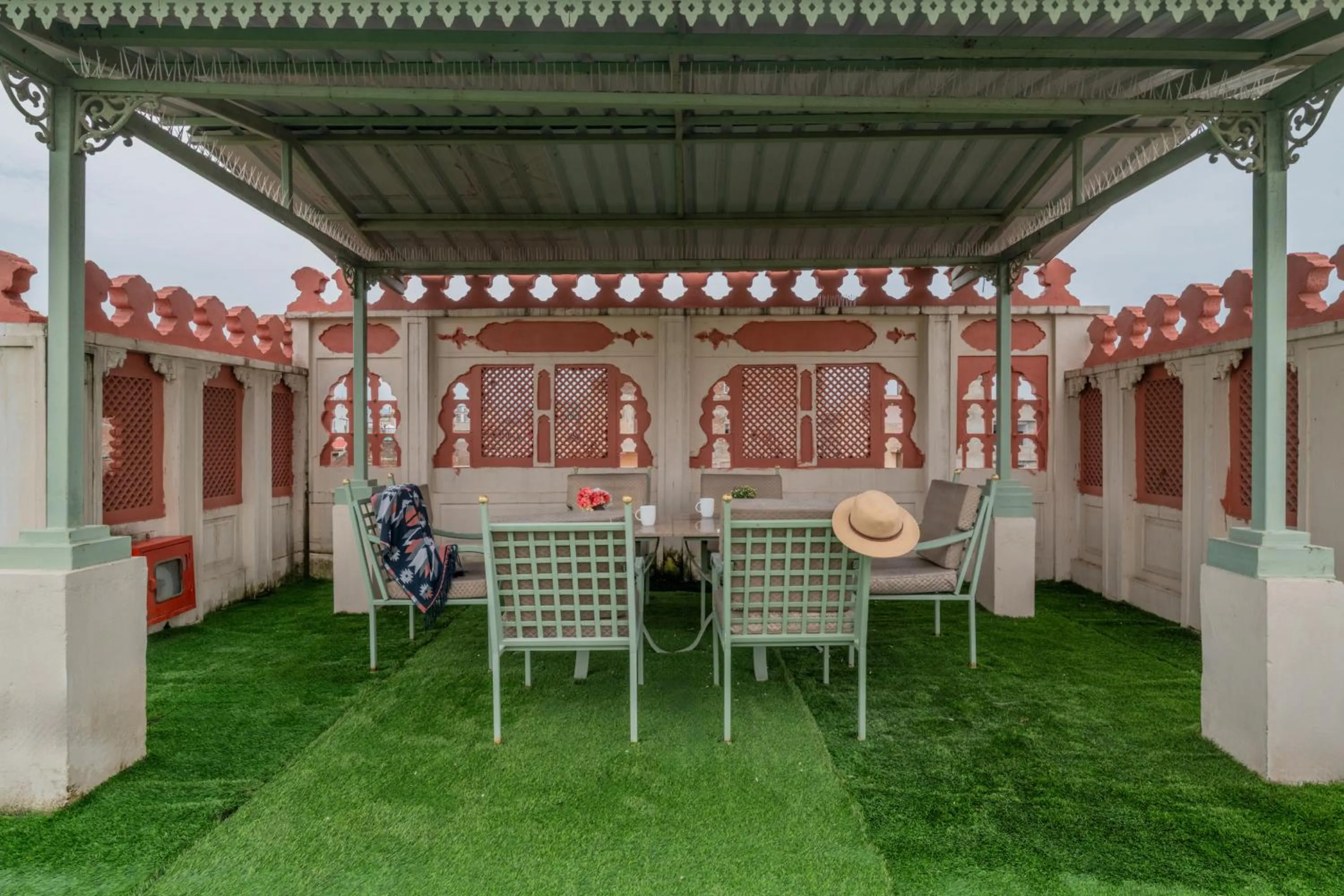 Patio in Suryaa Villa - A Boutique Heritage Hotel