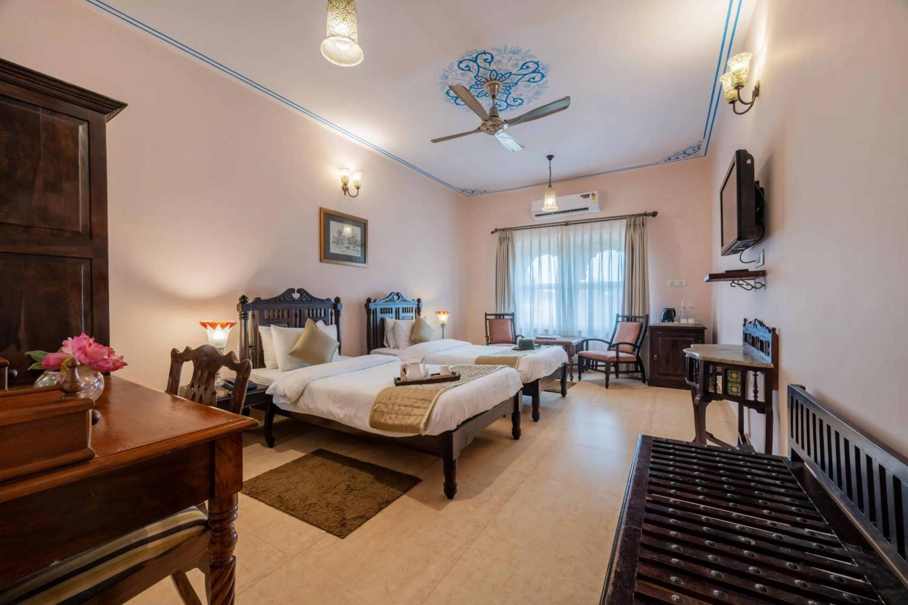 Photo of the whole room, Bed in Suryaa Villa - A Boutique Heritage Hotel