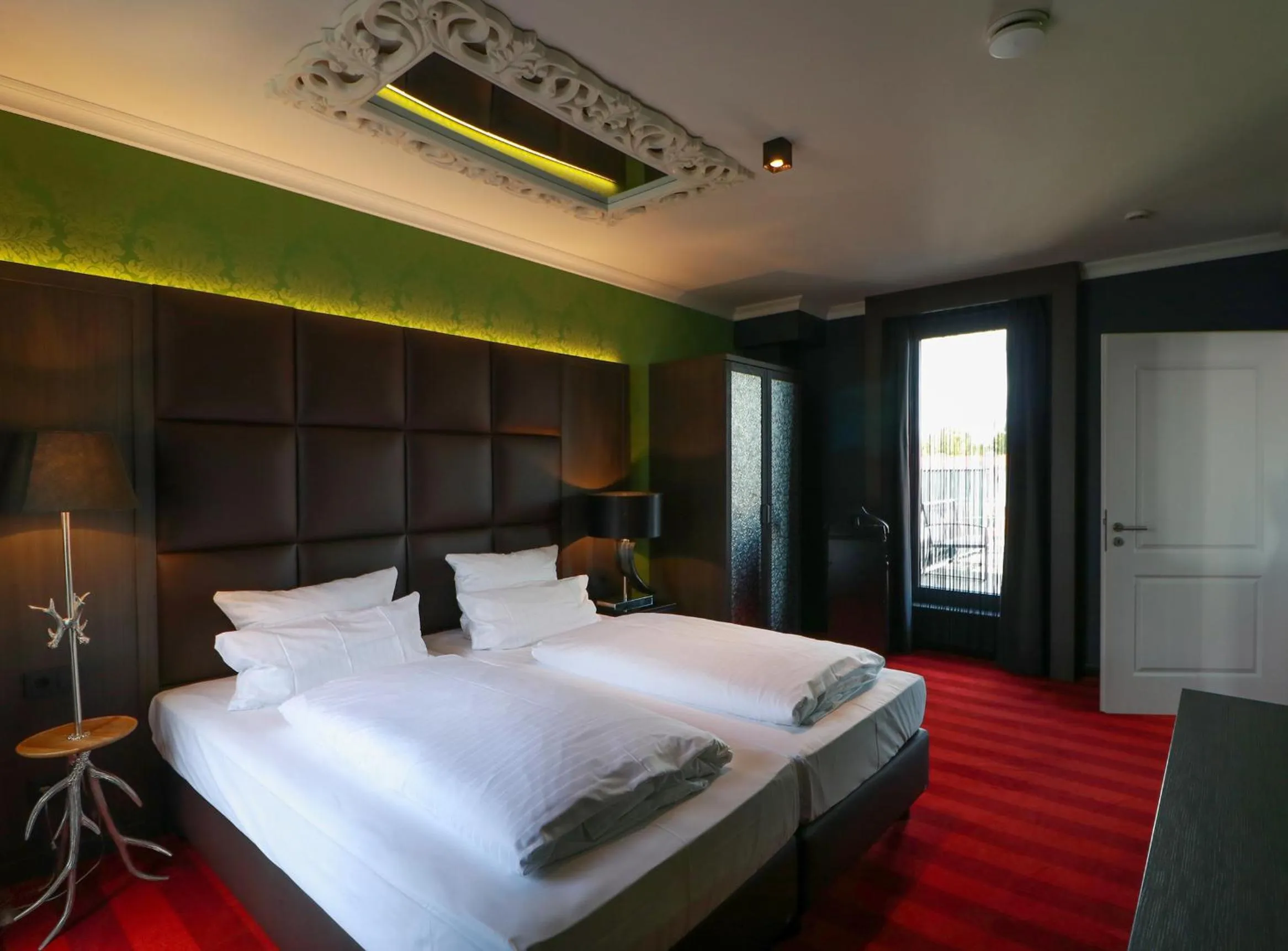 Bed in Haverkamp Suites