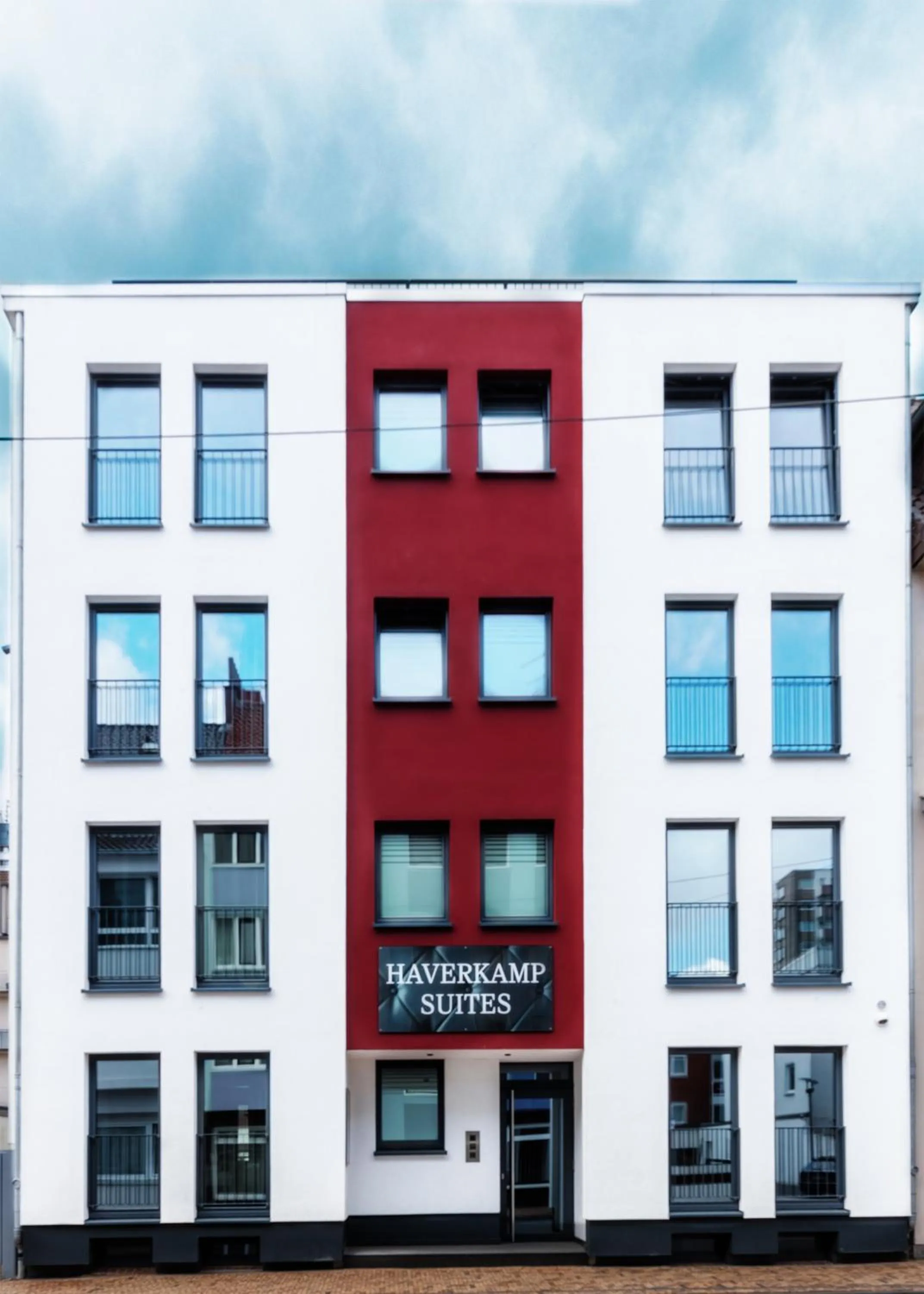 Facade/entrance in Haverkamp Suites