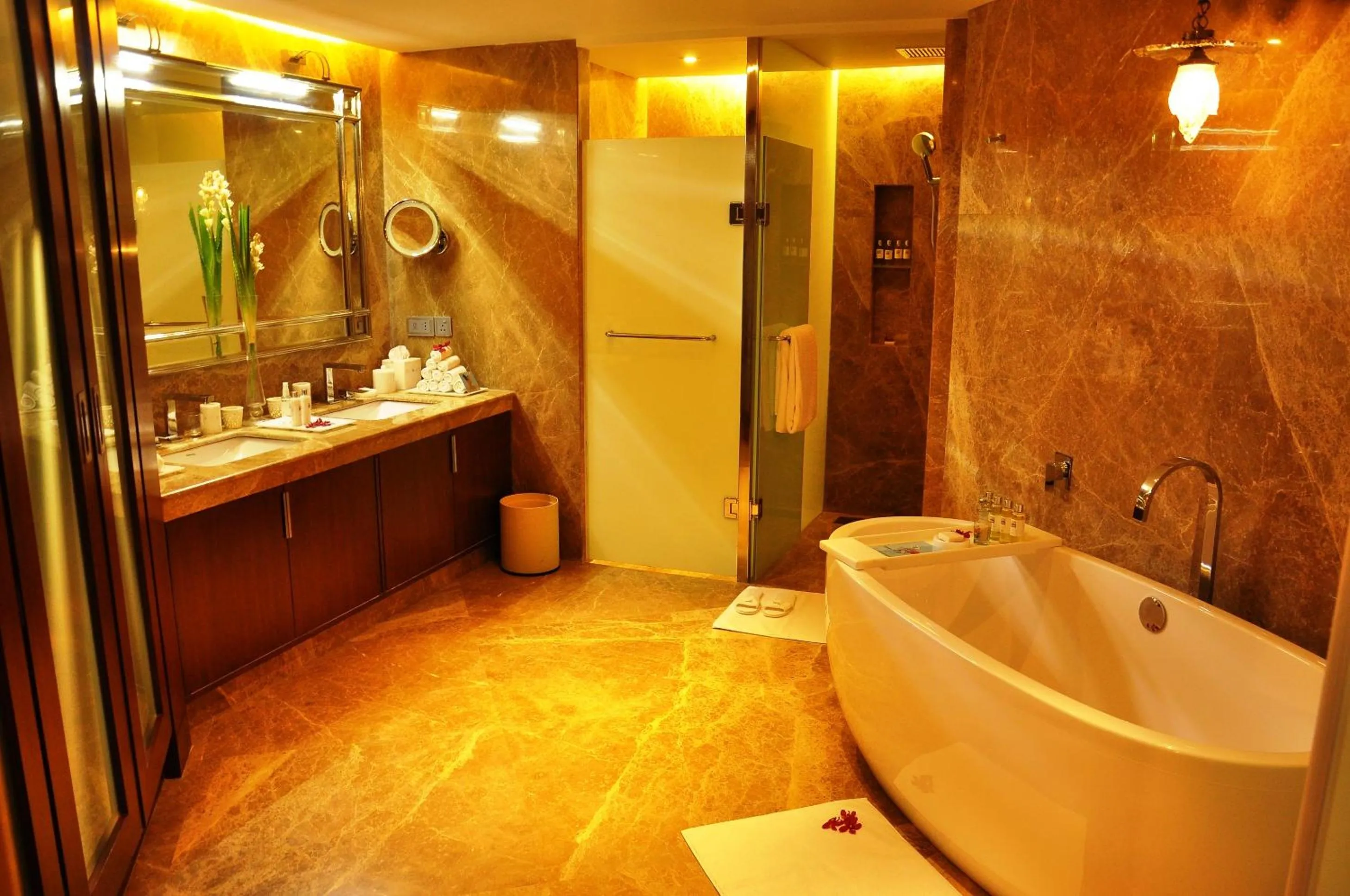 Shower in The Park Hyderabad, Banjara Hills near Hussain Sagar Lake