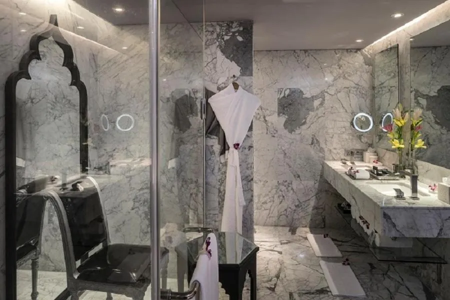 Shower in The Park Hyderabad, Banjara Hills near Hussain Sagar Lake