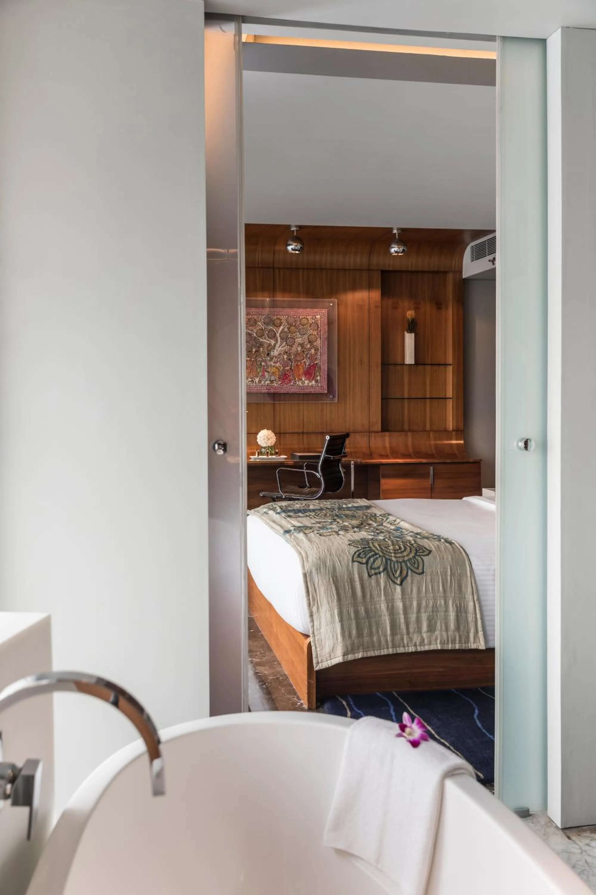 Bed in The Park Hyderabad, Banjara Hills near Hussain Sagar Lake