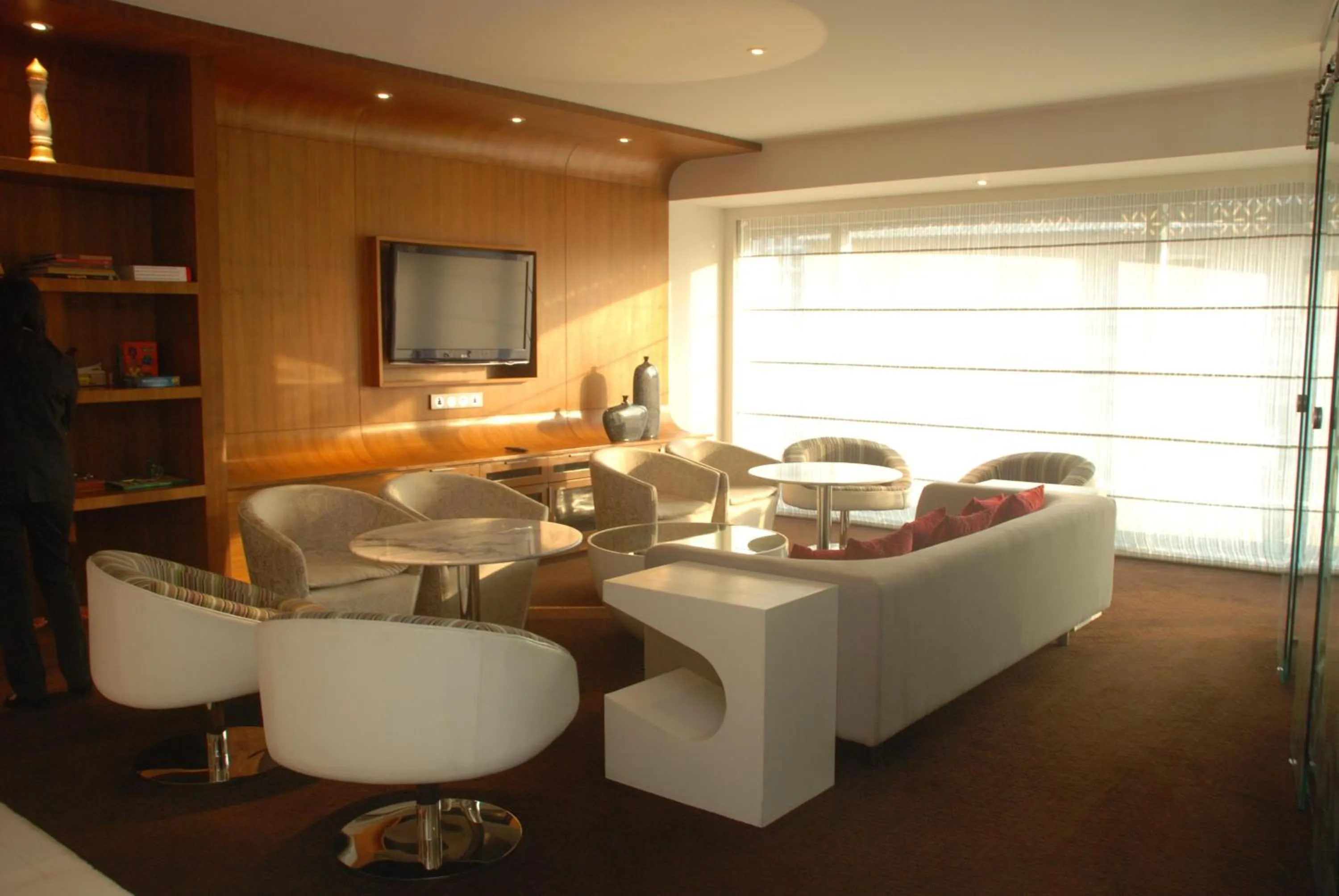 Lounge or bar in The Park Hyderabad, Banjara Hills near Hussain Sagar Lake