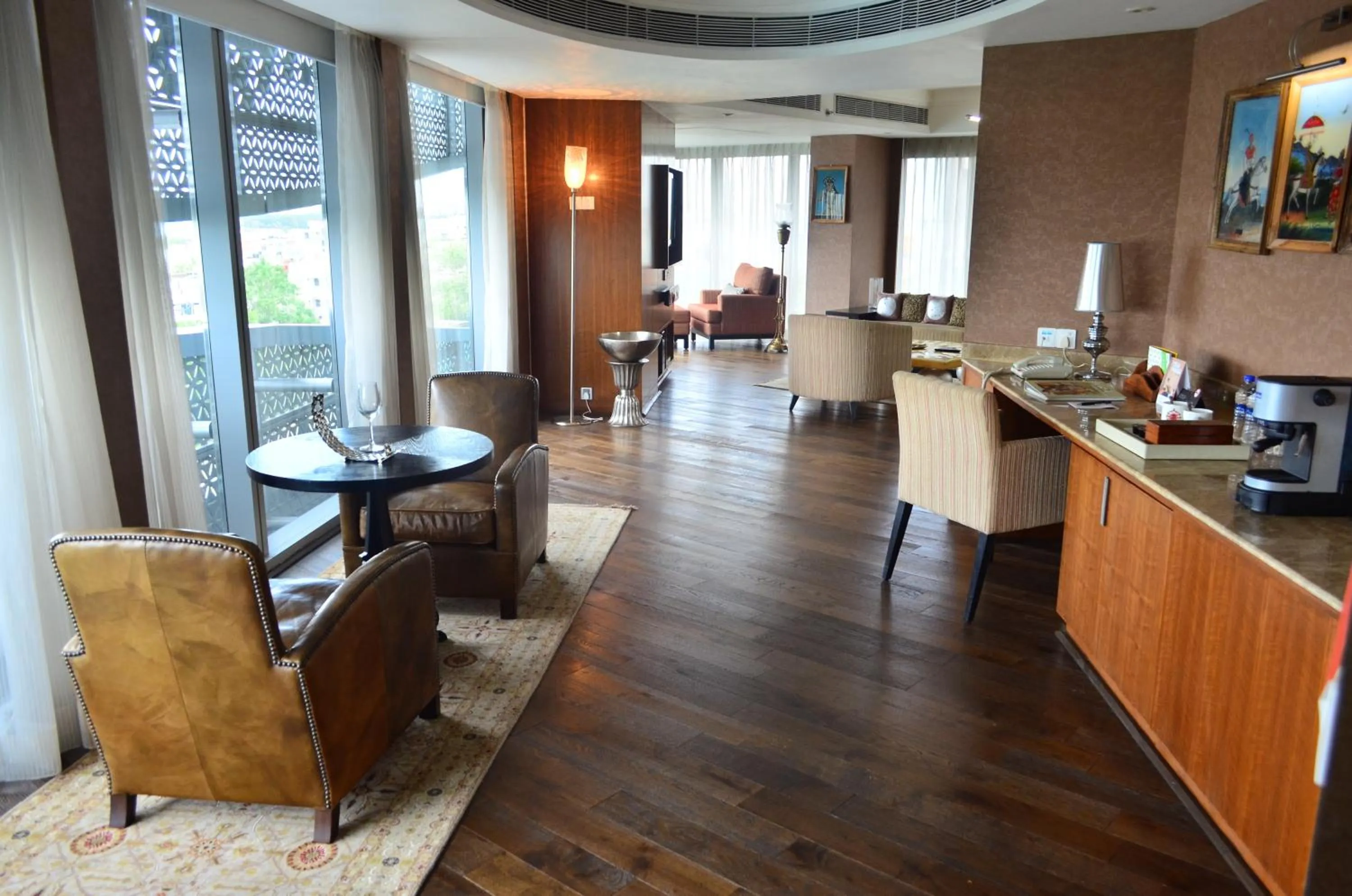 Living room in The Park Hyderabad, Banjara Hills near Hussain Sagar Lake