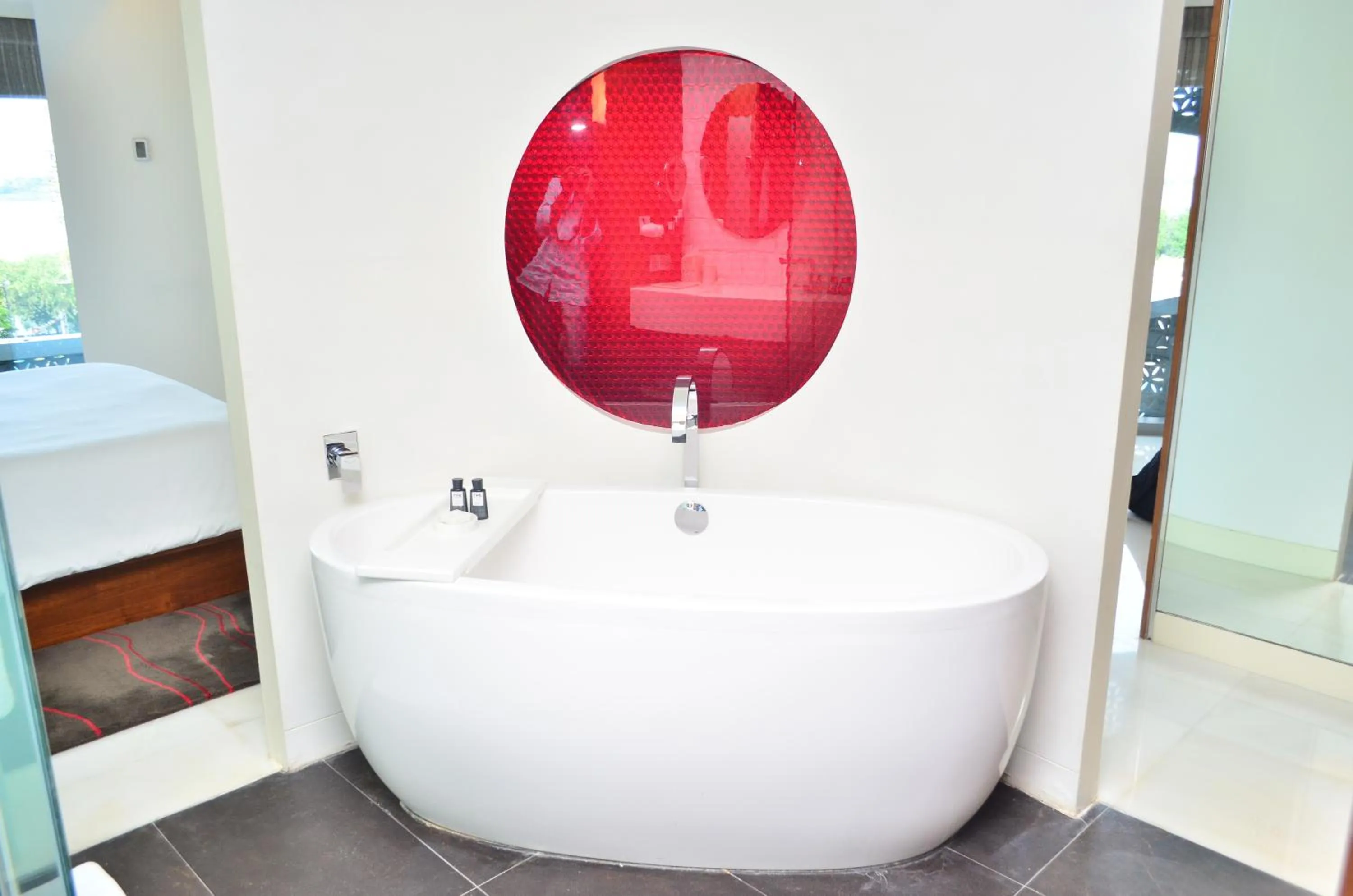 Shower in The Park Hyderabad, Banjara Hills near Hussain Sagar Lake