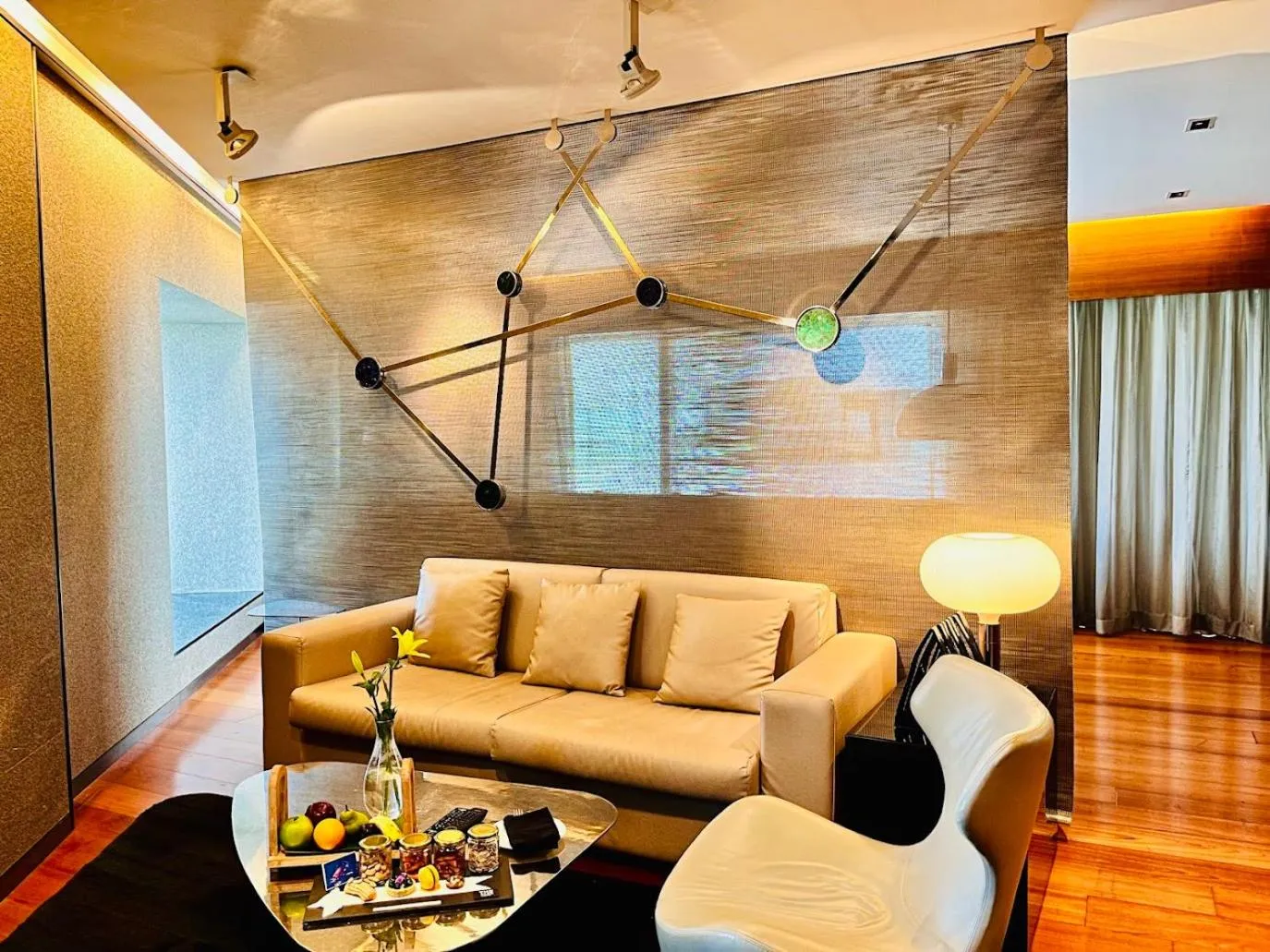 Living room in The Park Hyderabad, Banjara Hills near Hussain Sagar Lake