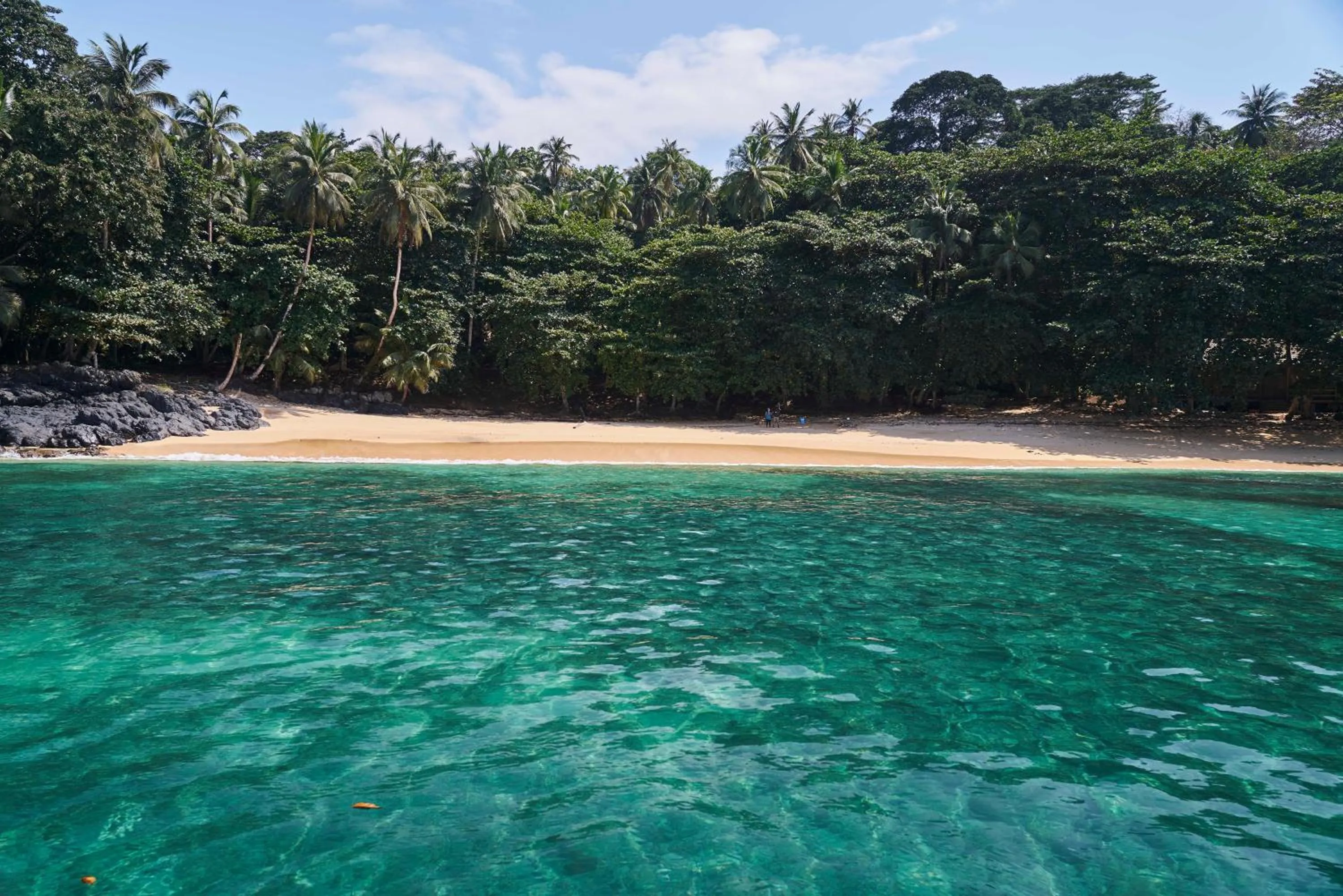 Natural landscape in Sundy Praia - Principe Collection