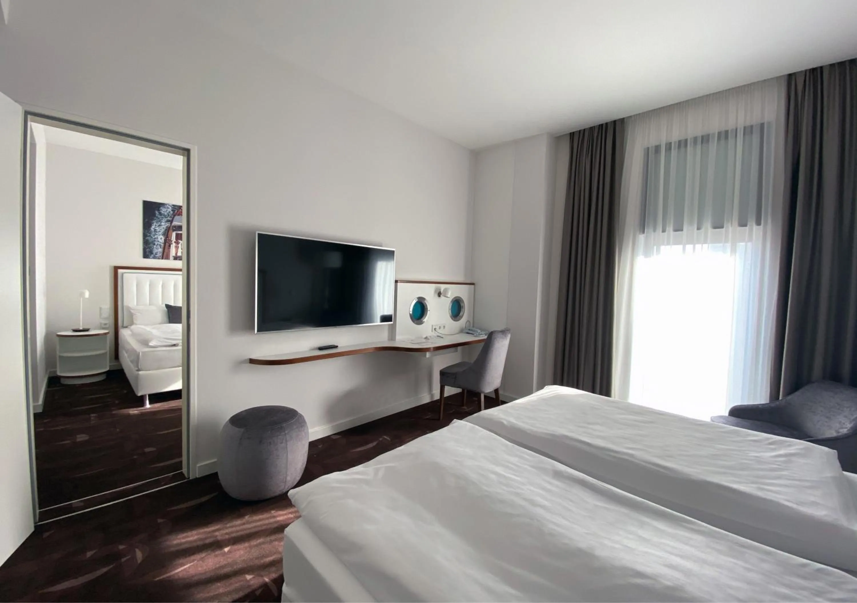 Bed in Hotel MOA Berlin