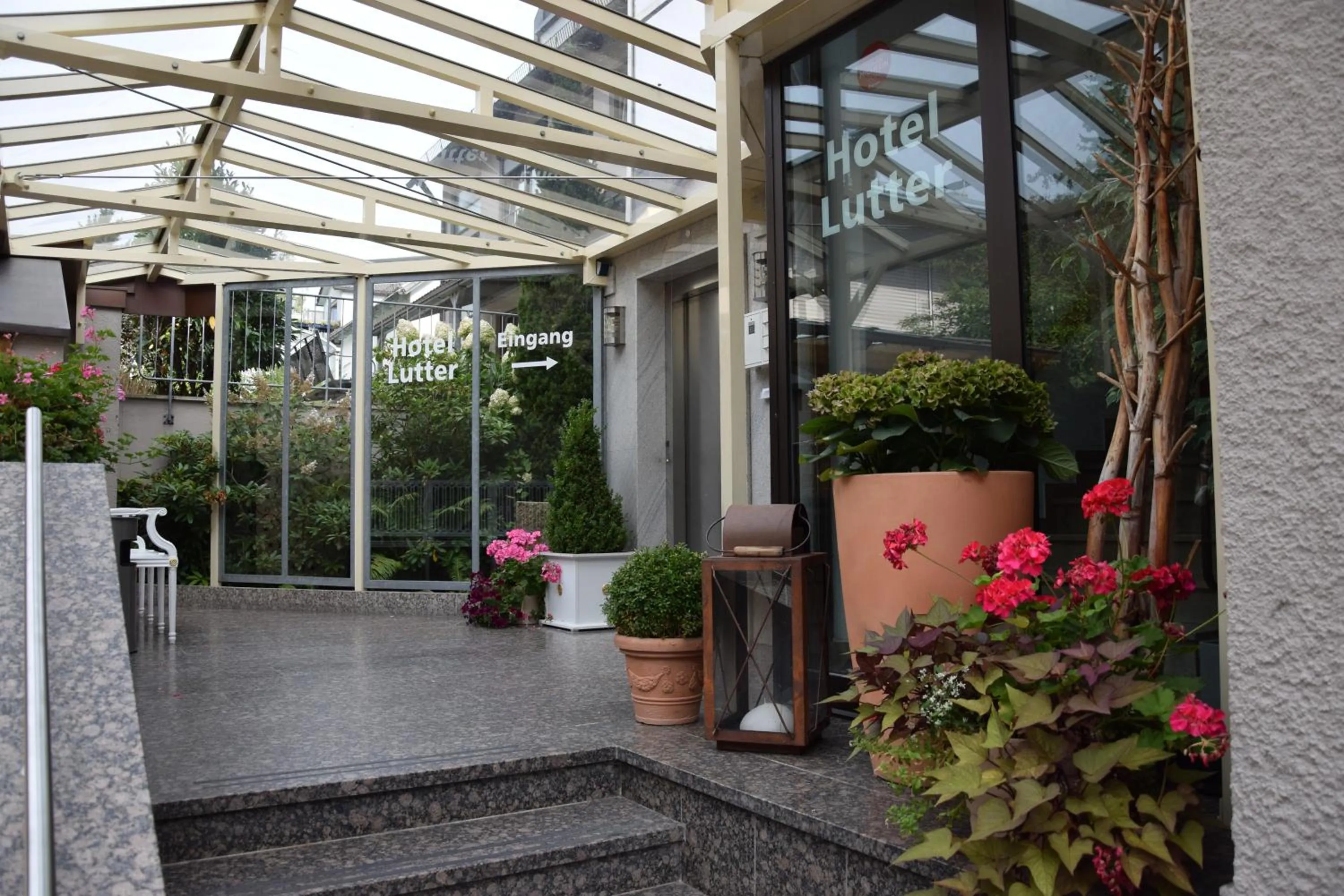 Facade/entrance in Hotel Lutter