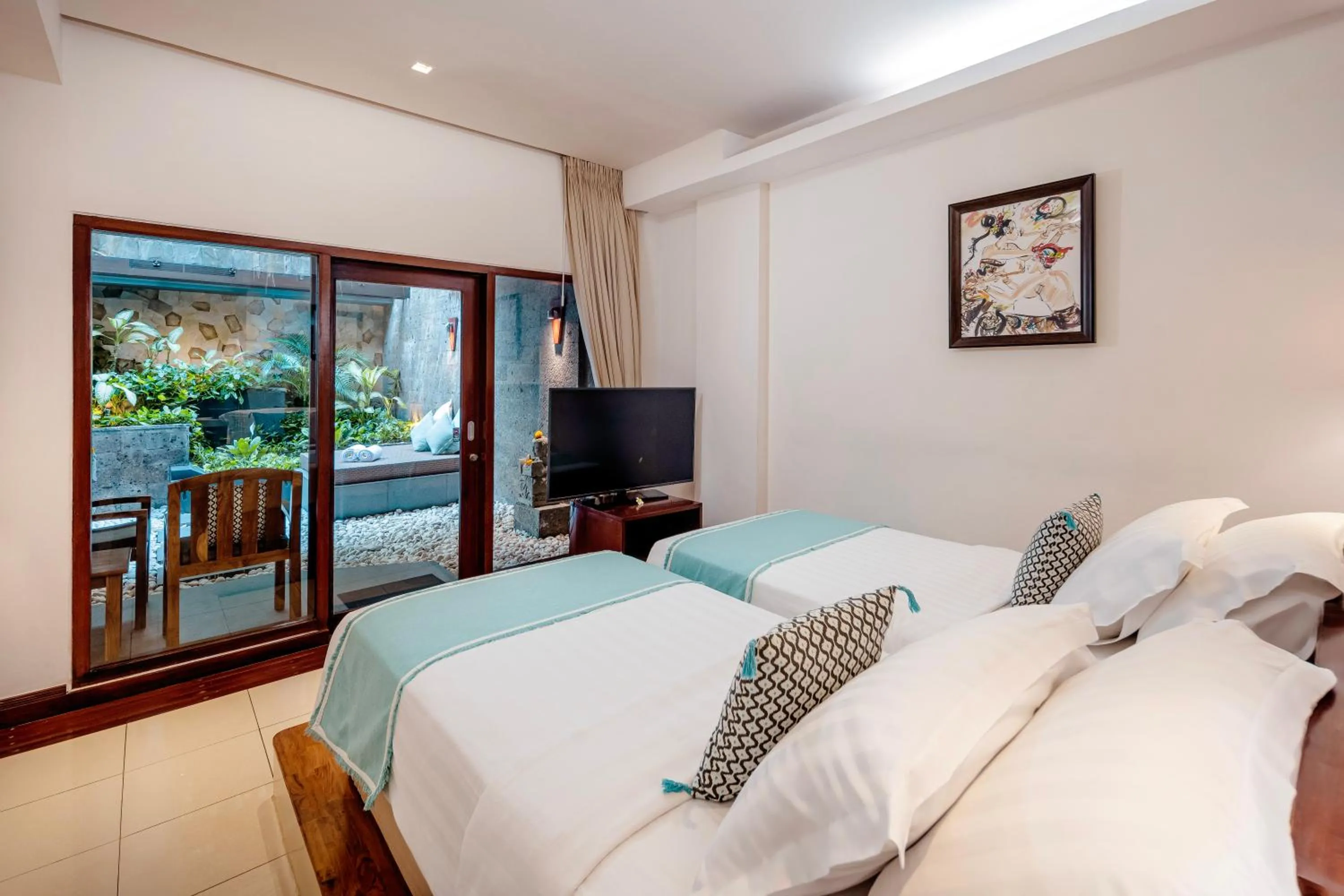 Bedroom, Bed in Bali Mandira Beach Resort & Spa