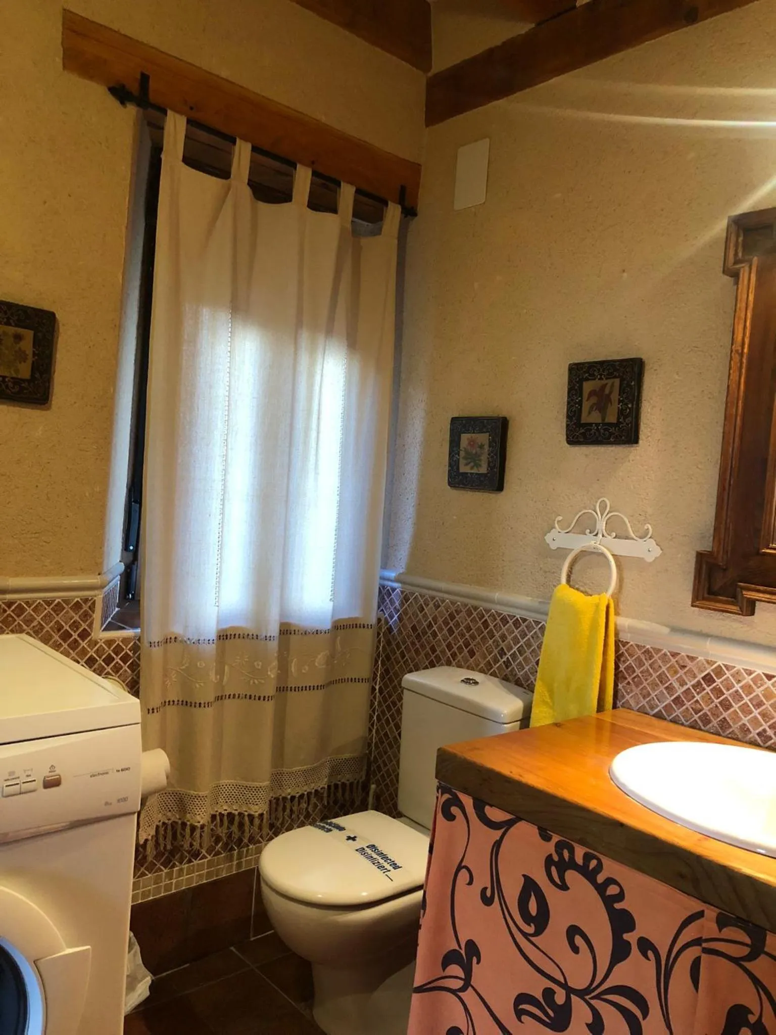 Bathroom, Bed in Apartamentos Lobiche