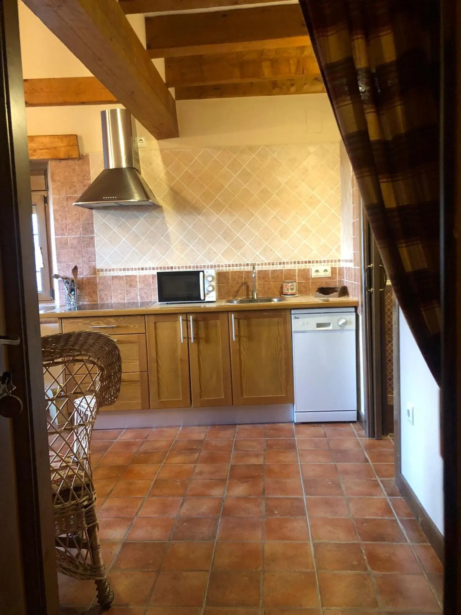 Kitchen or kitchenette in Apartamentos Lobiche