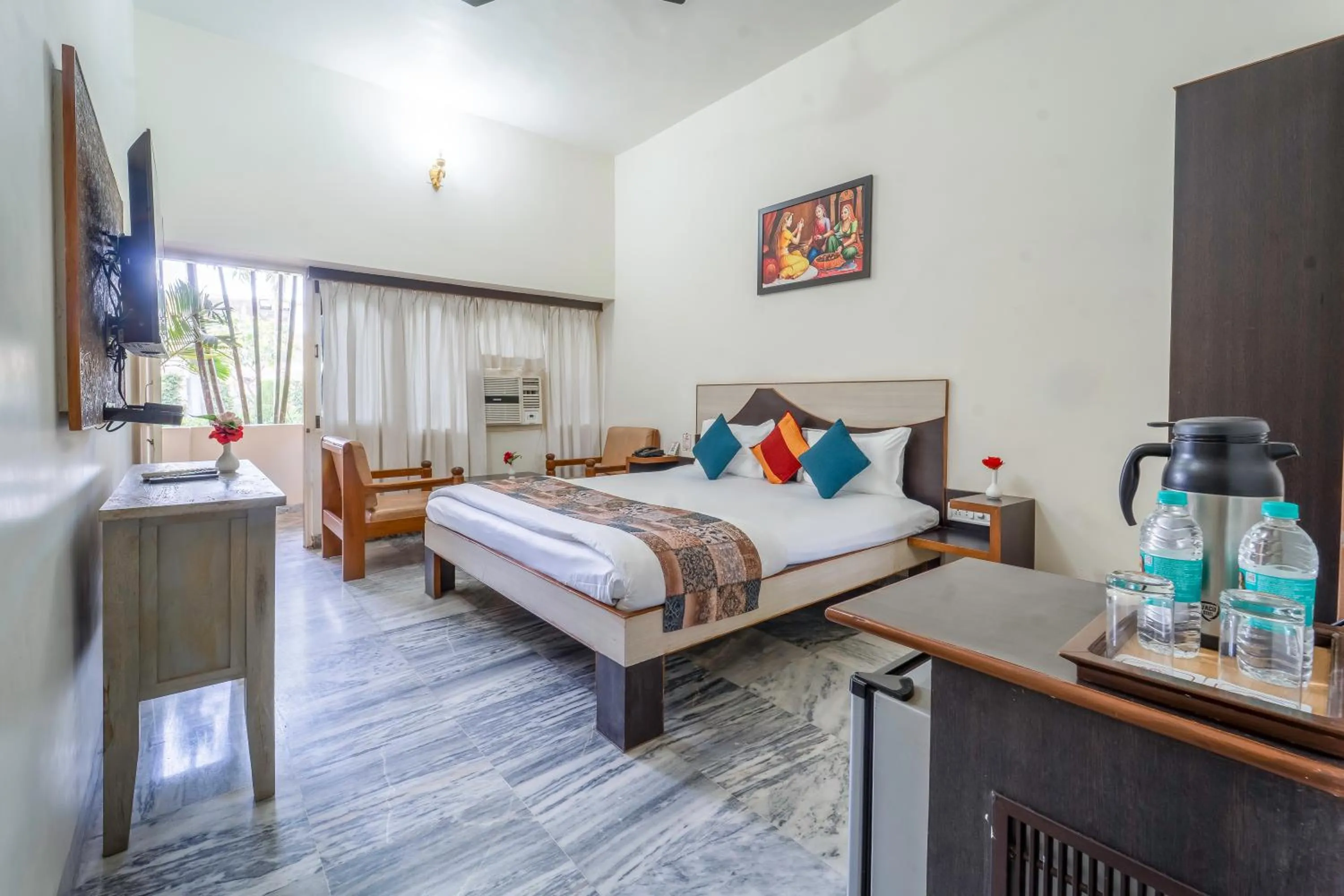 Bedroom, Bed in Hotel Chandrawati Palace