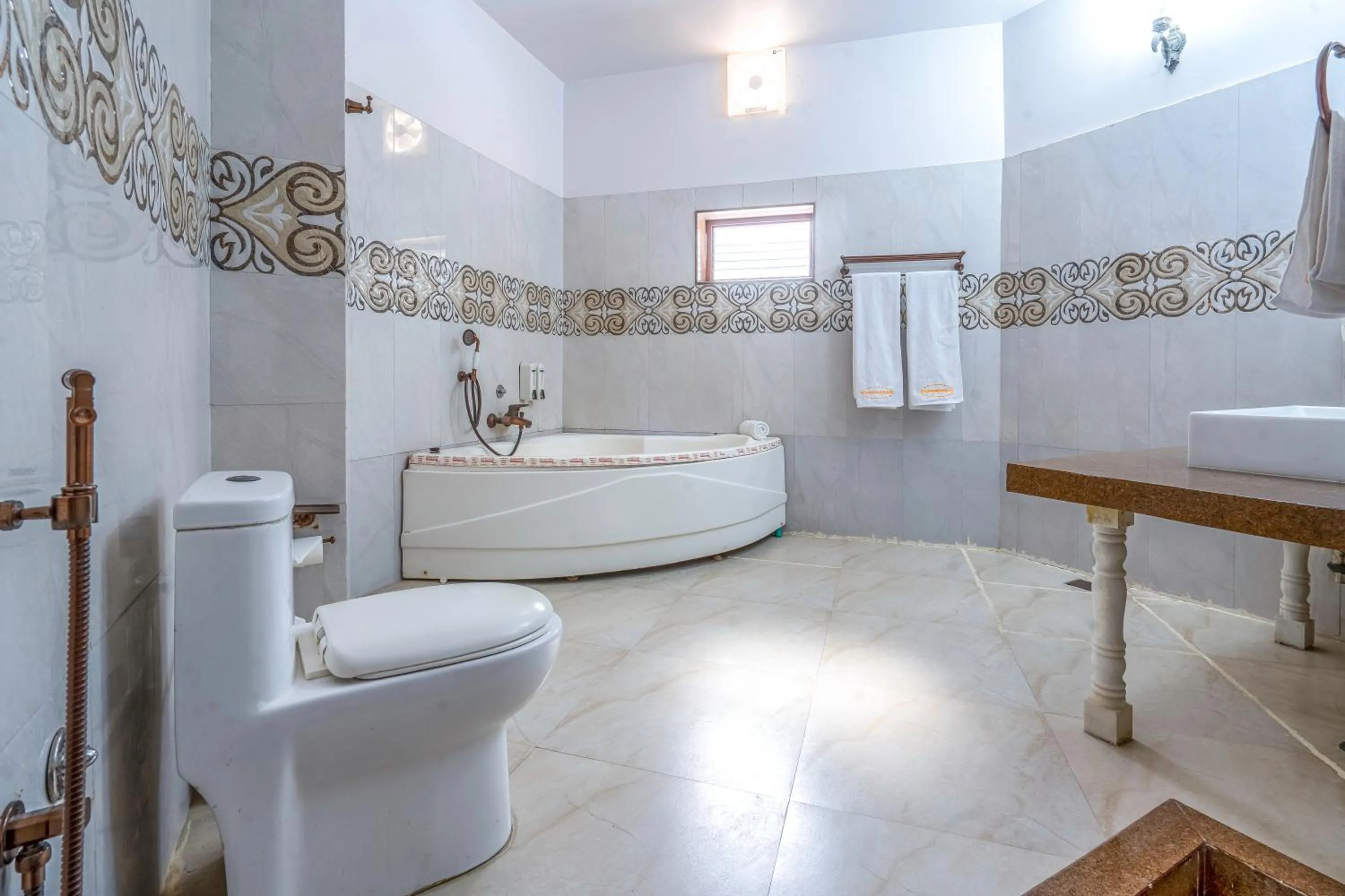 Bathroom in Hotel Chandrawati Palace