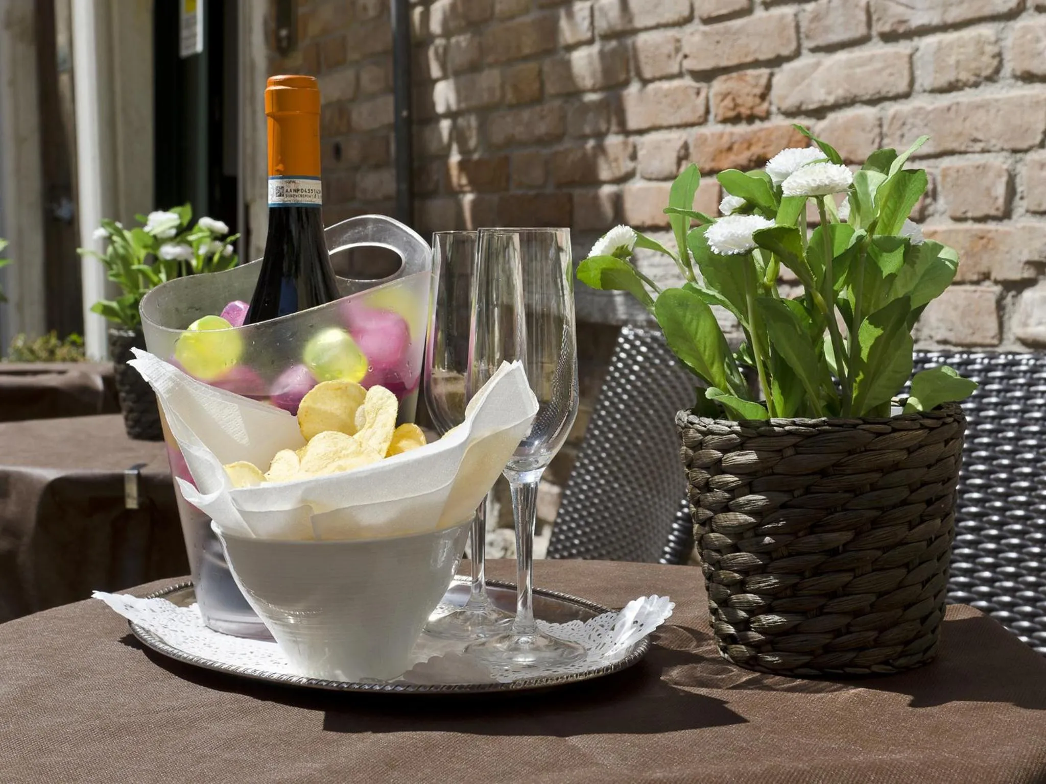 Food and drinks in Locanda Casa Querini