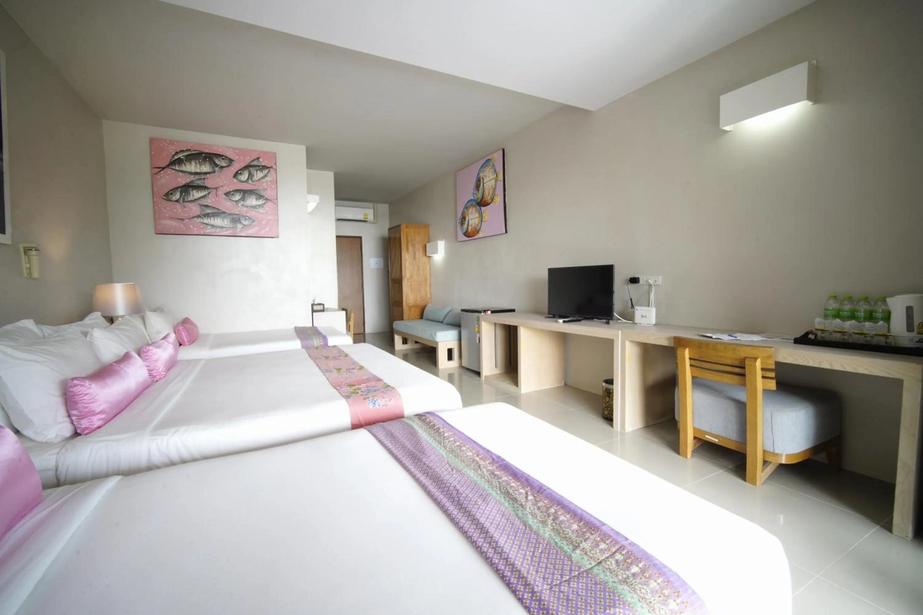 Bed in Villa Cha-Cha Salad Beach Koh Phangan