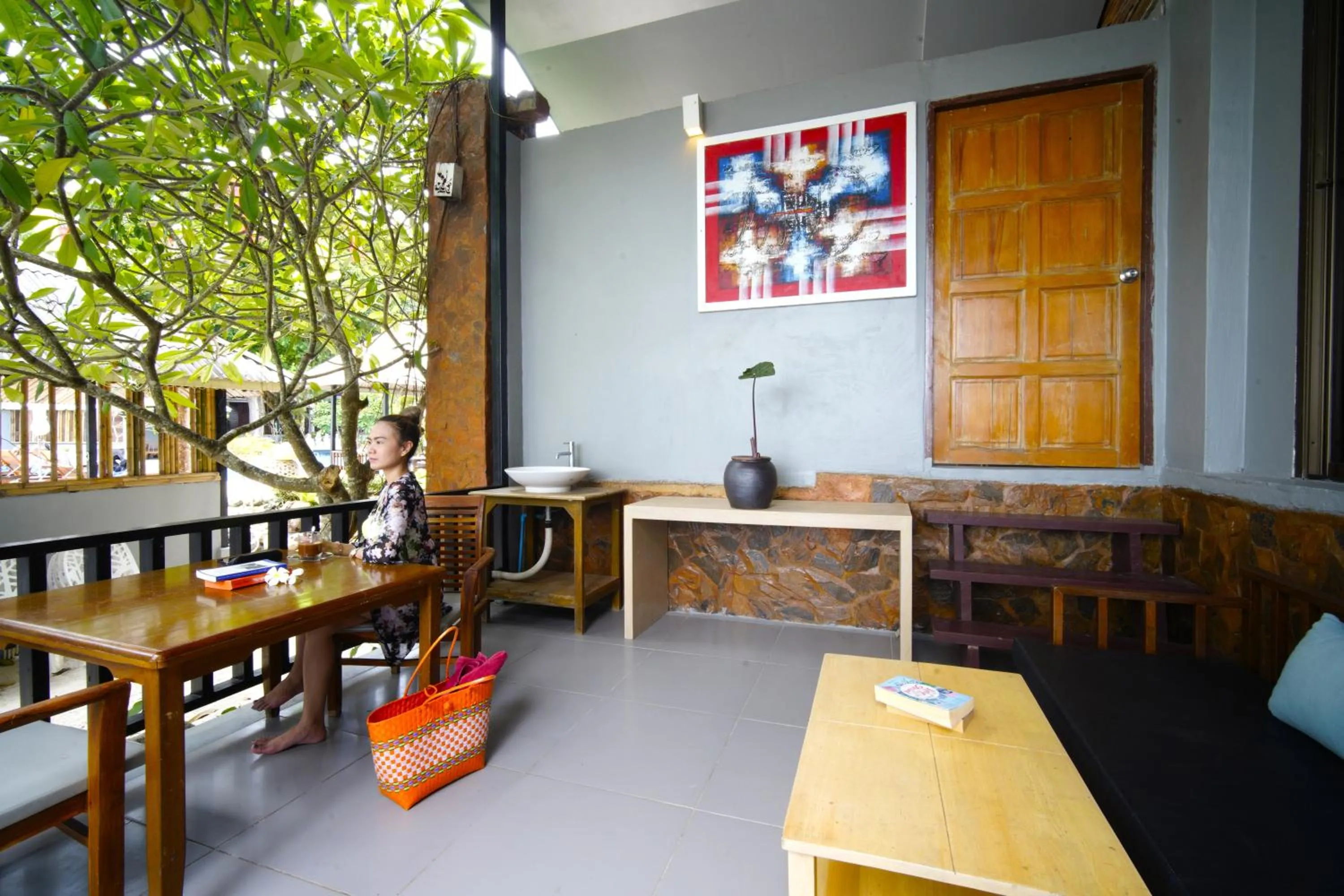 Patio in Villa Cha-Cha Salad Beach Koh Phangan