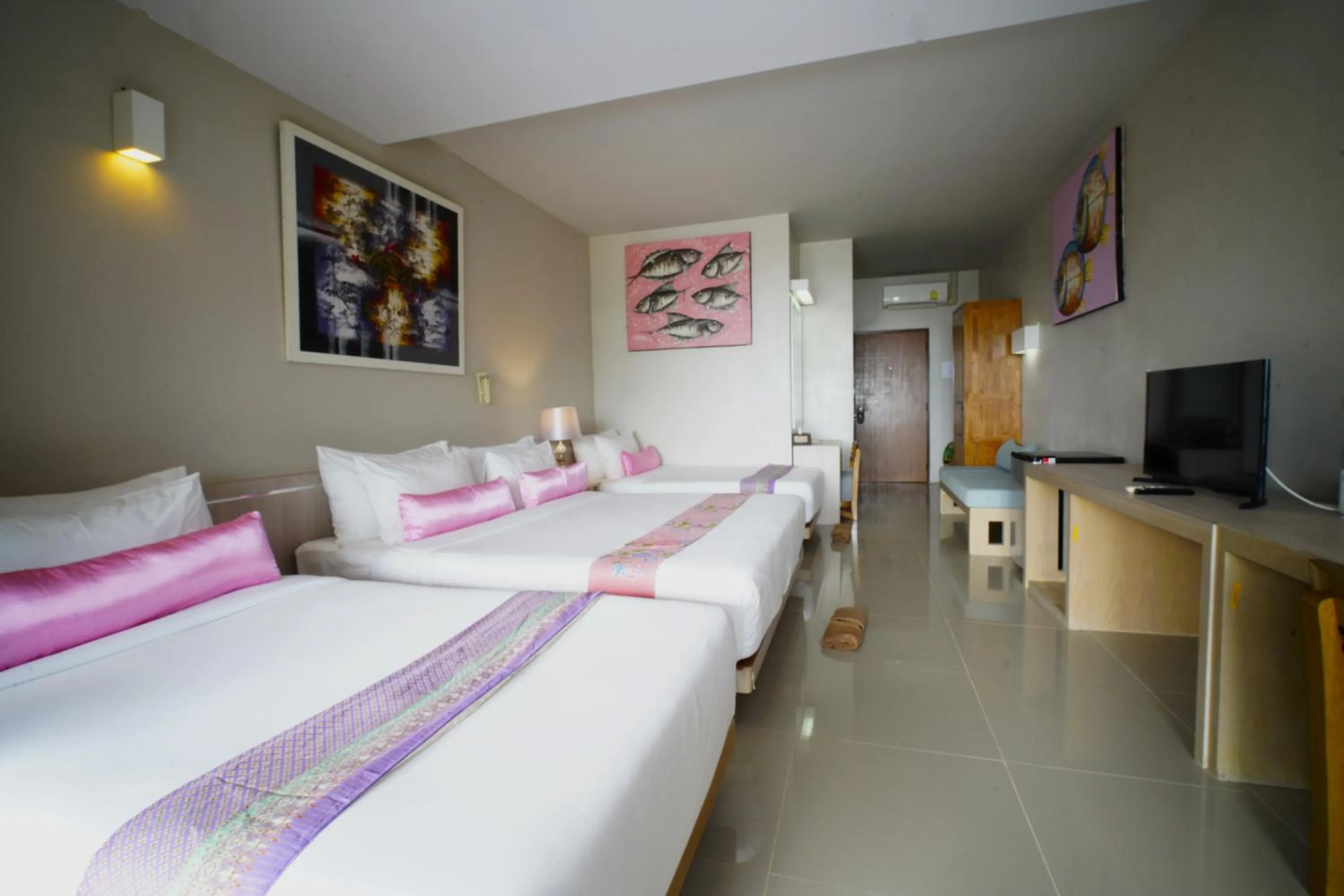 Bed in Villa Cha-Cha Salad Beach Koh Phangan