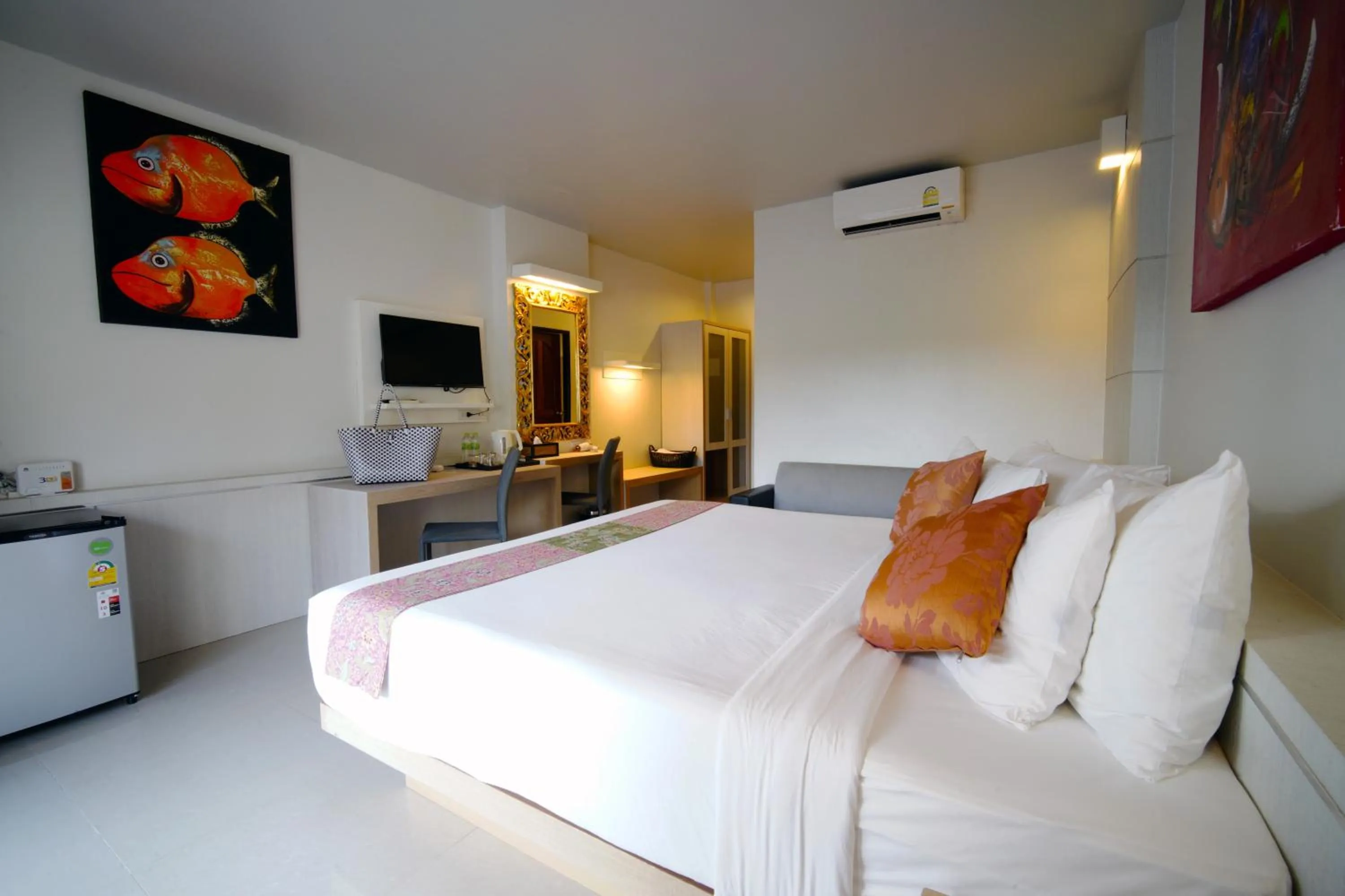 Bed in Villa Cha-Cha Salad Beach Koh Phangan