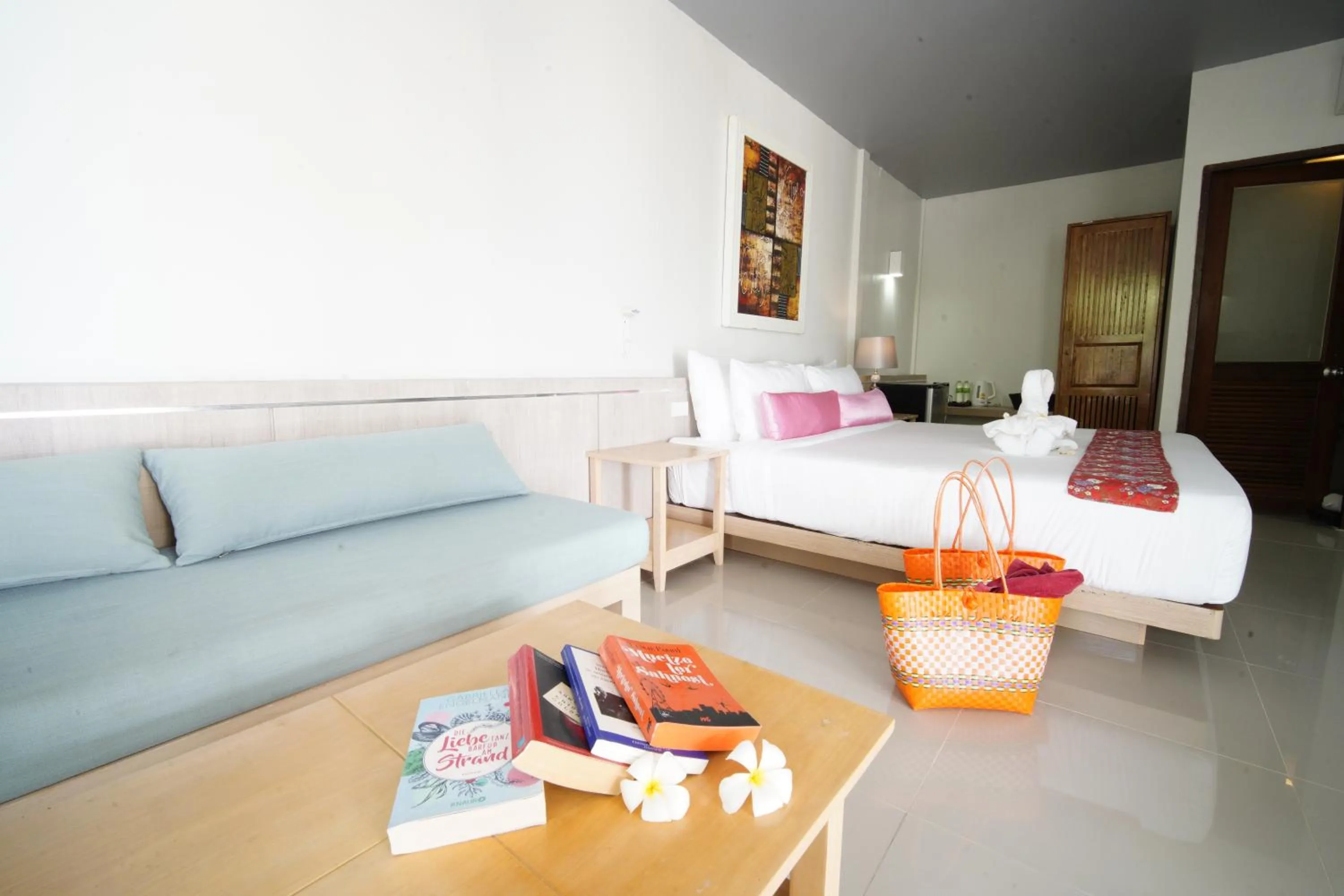 Bed in Villa Cha-Cha Salad Beach Koh Phangan