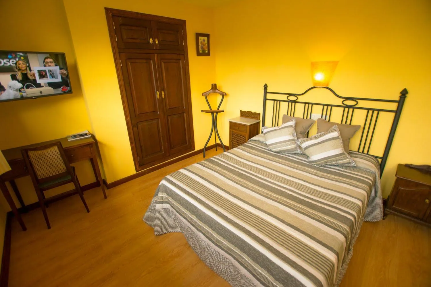 Bed in Hotel Rural Coviella