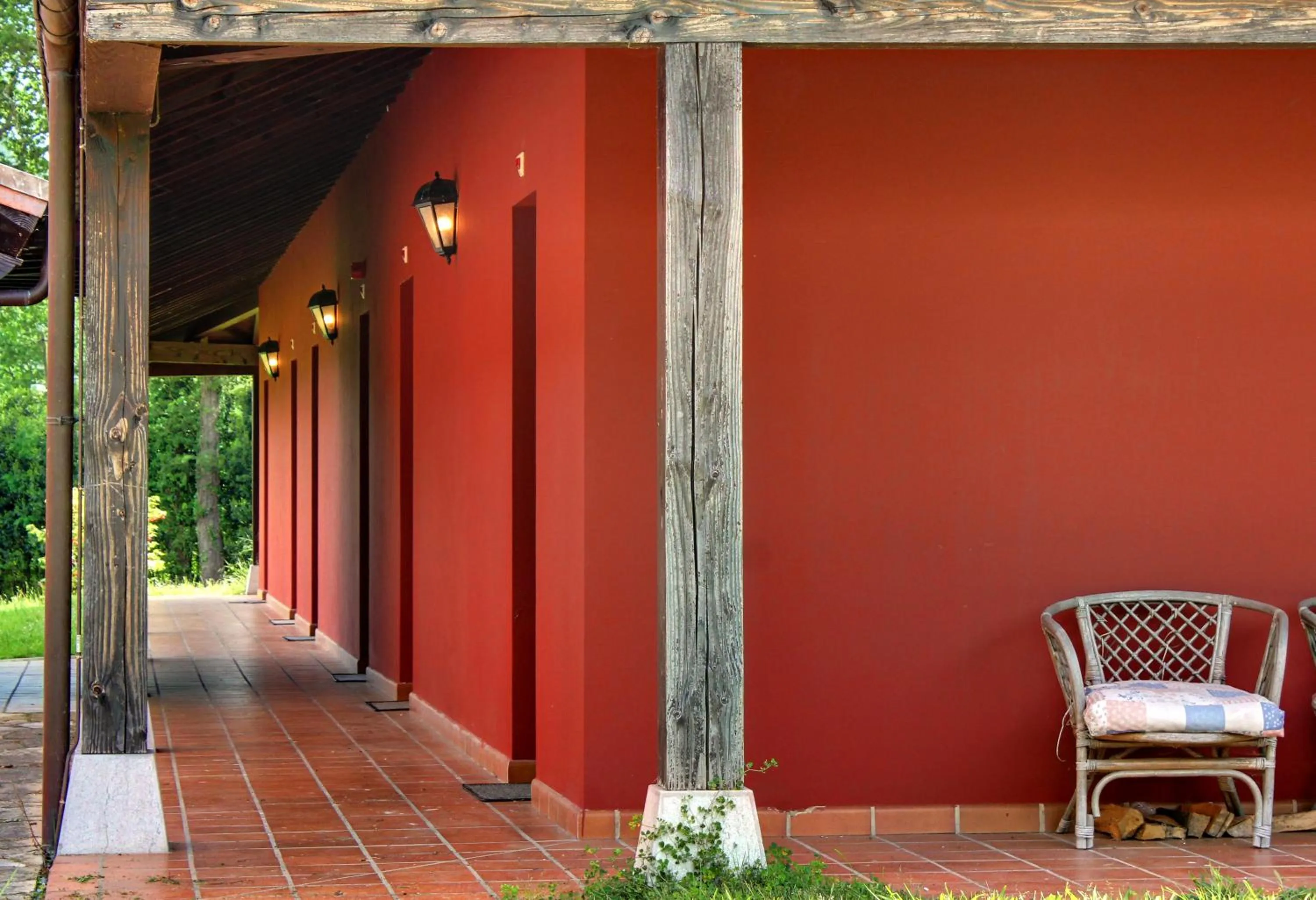 Patio in Hotel Rural Coviella