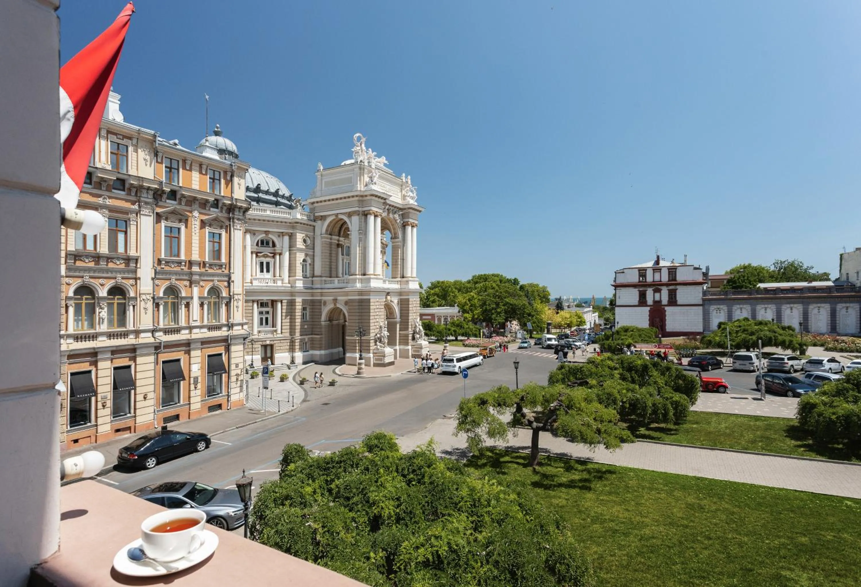 City view in Mozart Hotel