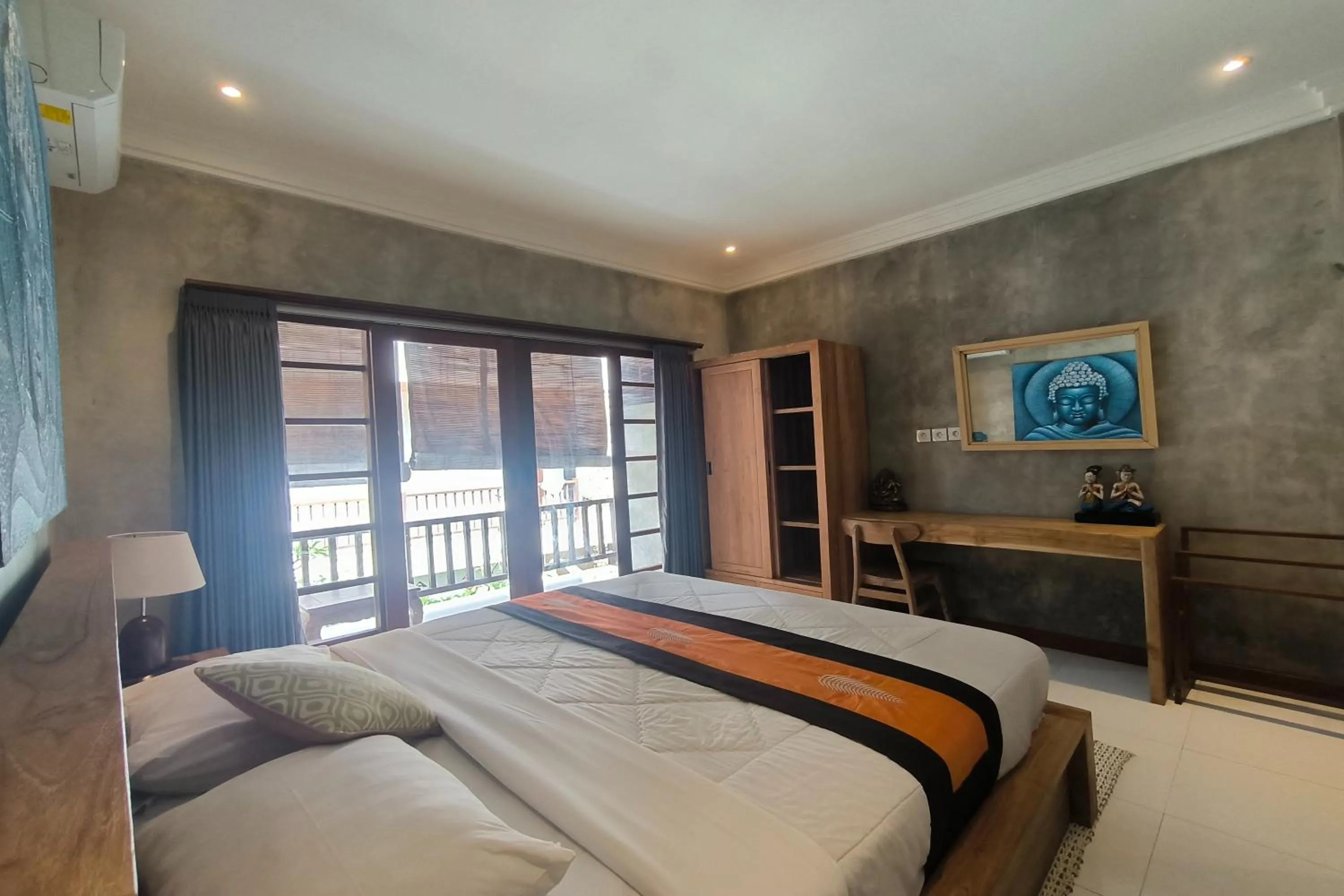 Bed in Bhuana Shanti Homestay Ubud